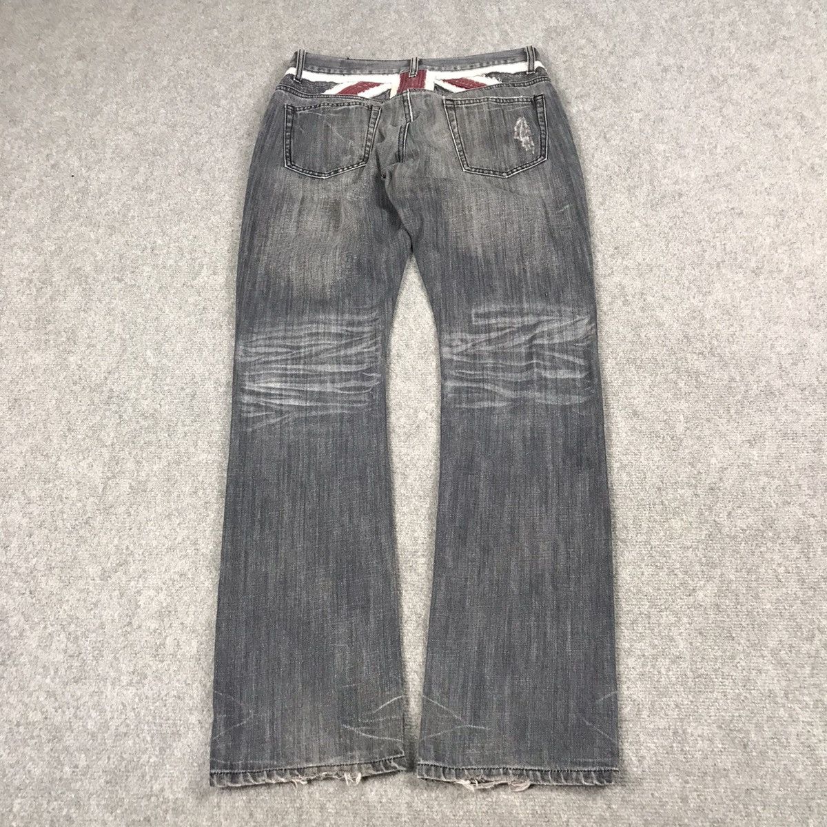 If Six Was Nine × Japanese Brand SEMANTICDESIGN RIPPED DISTRESSED BLACK FADED DENIM PANTS Size US 30 / EU 46 - 8 Thumbnail