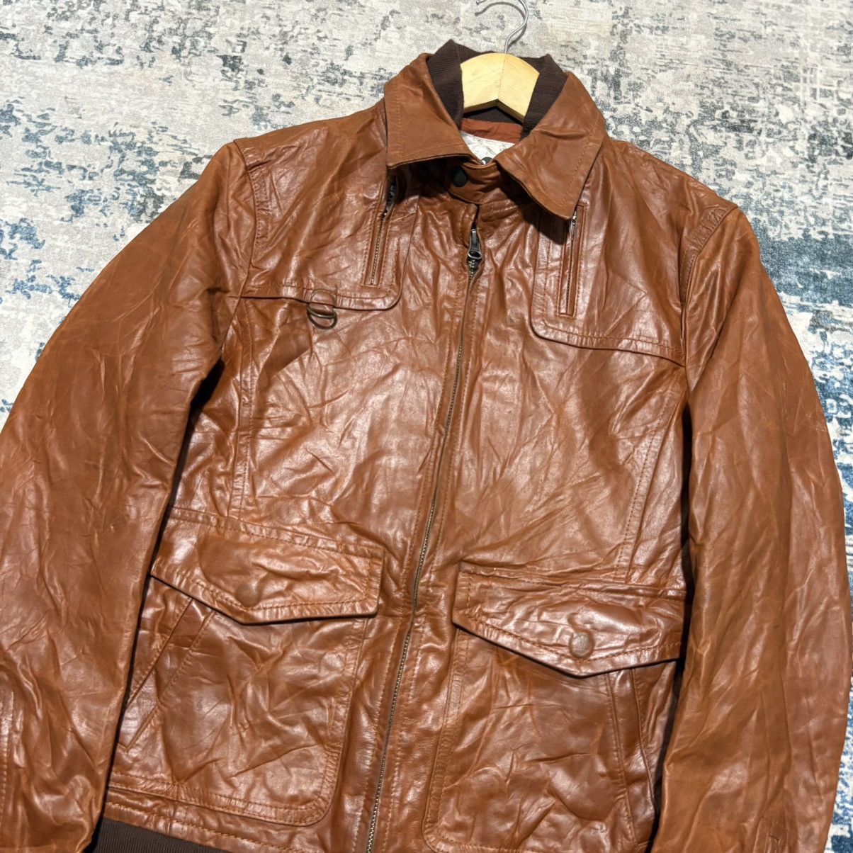 Takeo Kikuchi TK Japan Bikers Leather jacket Size US S / EU 44-46 / 1 - 2 Thumbnail