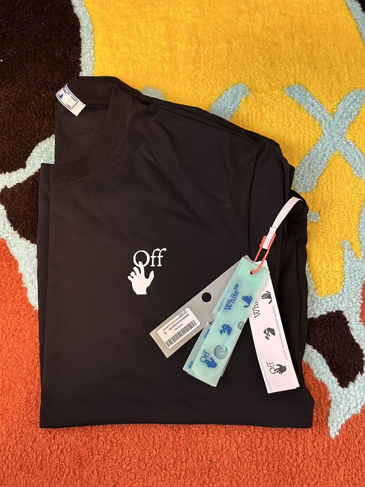 Off-White × Virgil Abloh Off White Spray Marker Slim Tee Size US XL / EU 56 / 4 - 1 Thumbnail