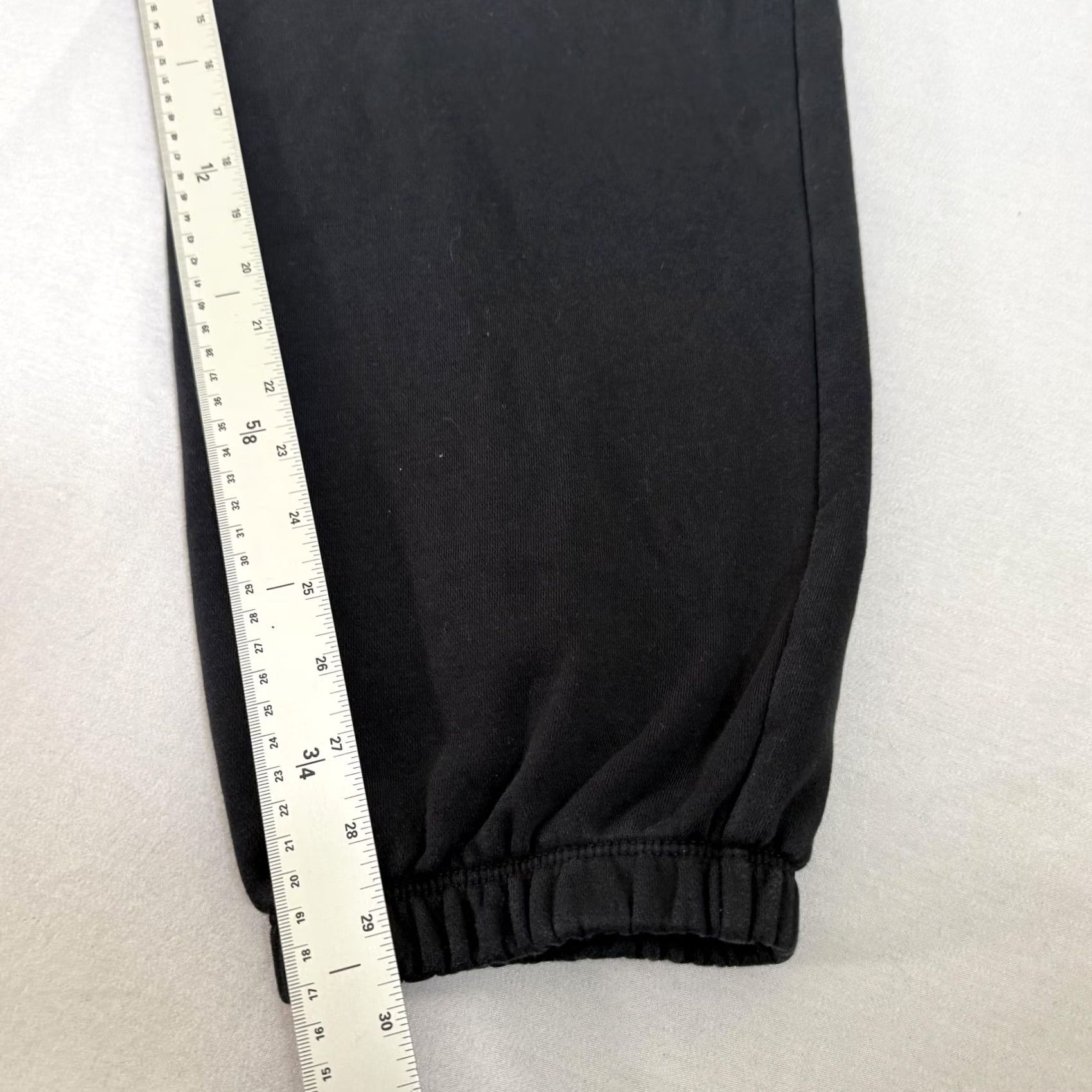 Nike Nike Pants Mens Large Black Fleece Cargo Joggers Sweatpants Pockets Size US 33 - 6 Thumbnail