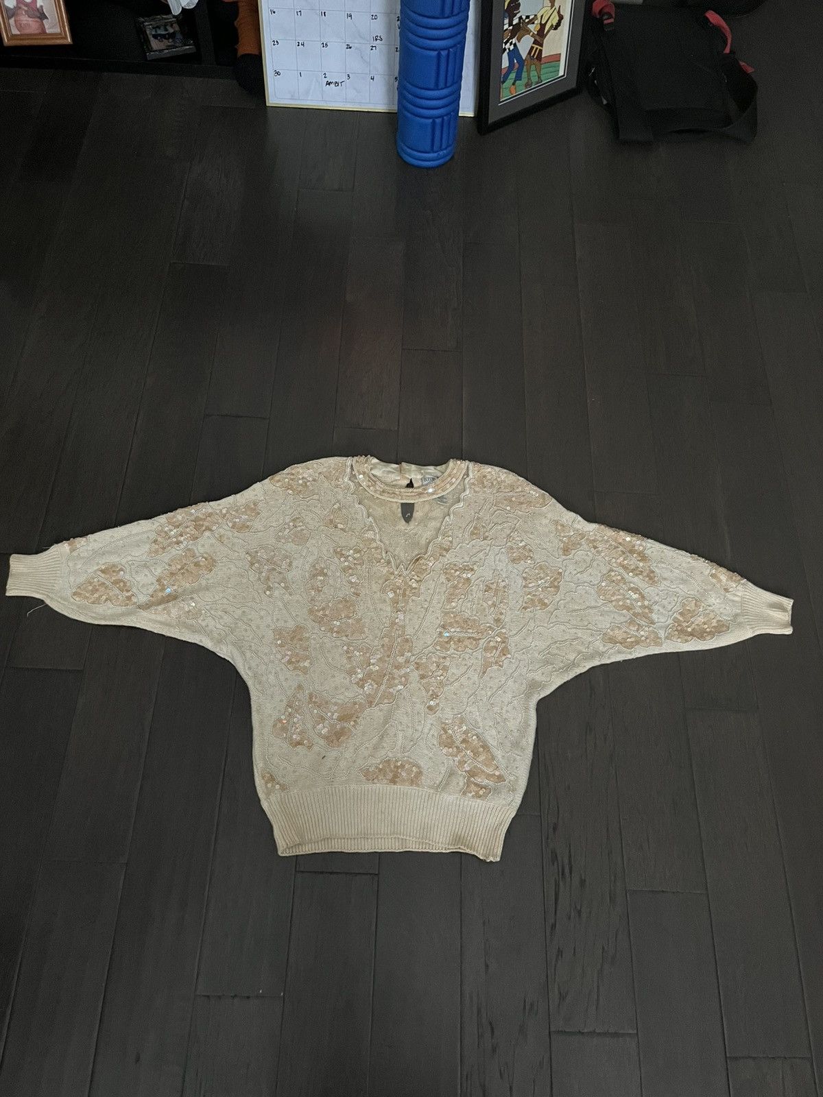 Other Vintage Bonnie Boerer Sweater Tan Gold Medium 80s 90s Size M / US 6-8 / IT 42-44 - 1 Thumbnail