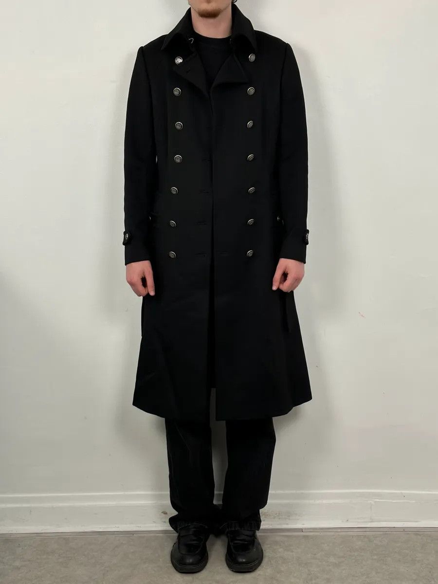Dolce & Gabbana AW2006 Dolce & Gabbana Black Wool Double-Breasted Coat Size US M / EU 48-50 / 2 - 1 Thumbnail