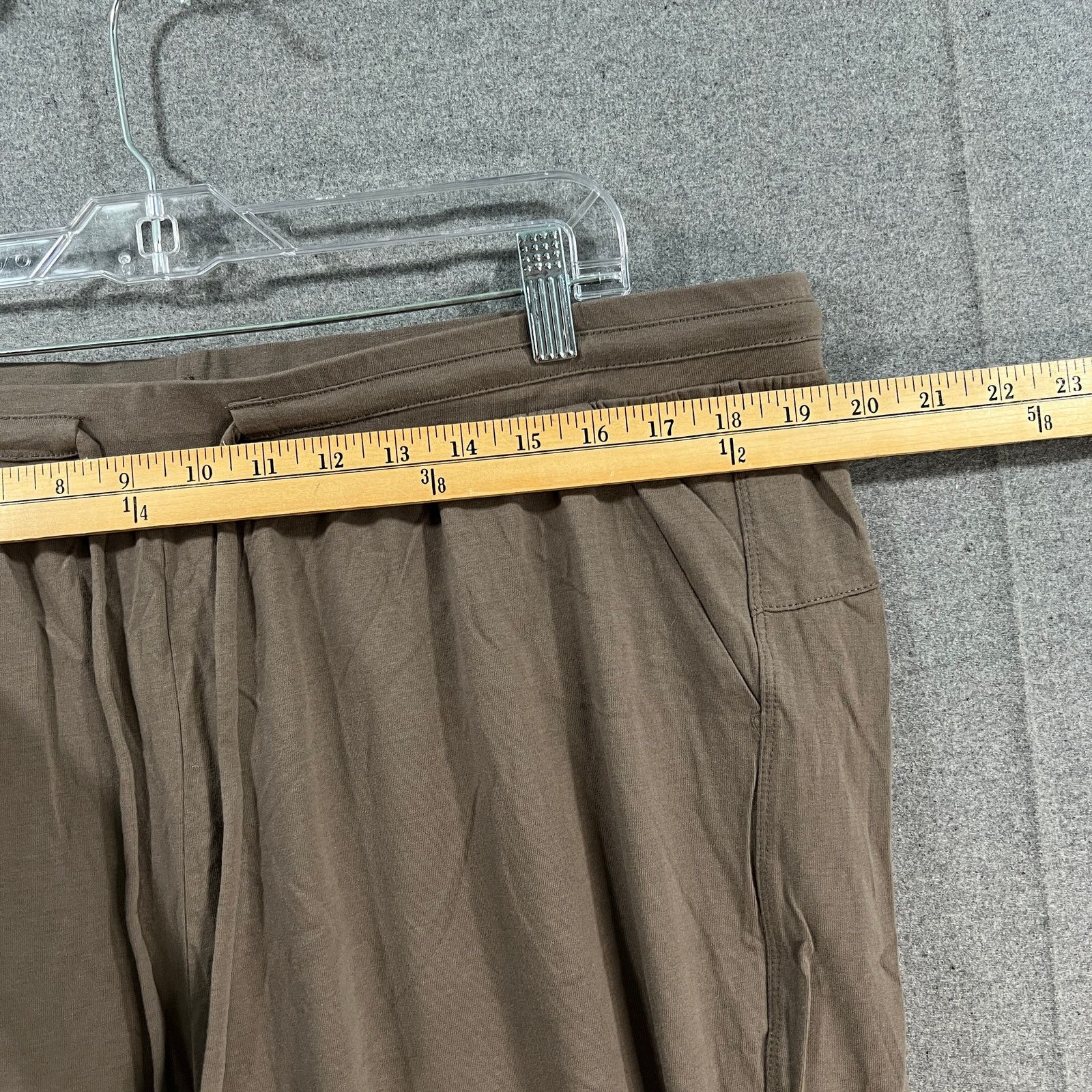 Other Koolaburra by UGG Essentials Cotton Joggers Dark Oak, X-Larg Size 38" / US 16 / IT 52 - 4 Thumbnail