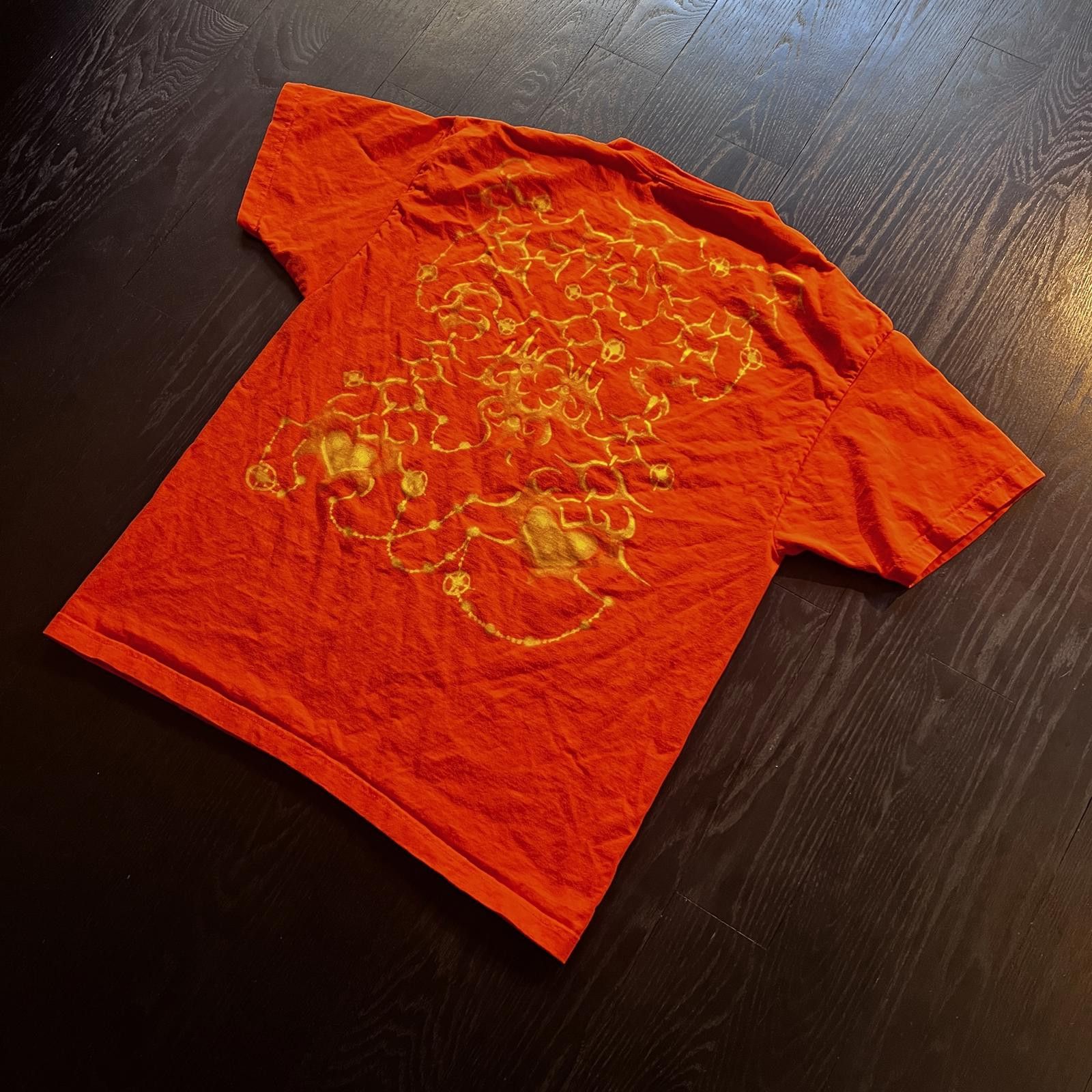 EC Melodi EC Melodi Tee Shirt Orange Yellow Cyber Heart Size US L / EU 52-54 / 3 - 4 Thumbnail