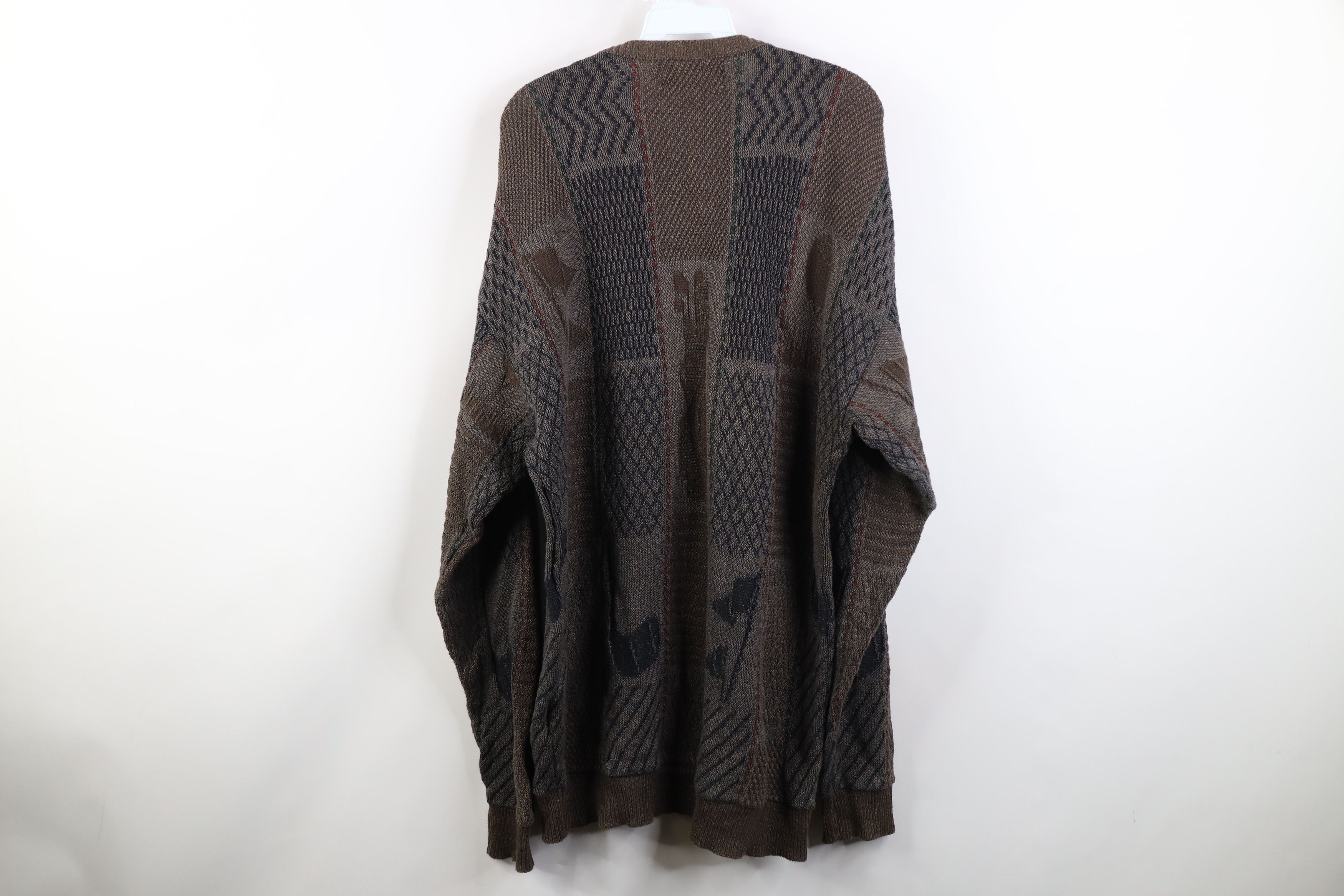 Vintage Vintage 90s Streetwear Golf All Over Print Knit Sweater USA Size US L / EU 52-54 / 3 - 13 Thumbnail