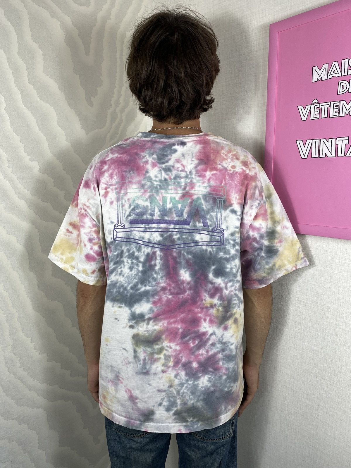 Aries × Vans Aries Vans Tie Dye T Shirt Size US XL / EU 56 / 4 - 3 Thumbnail