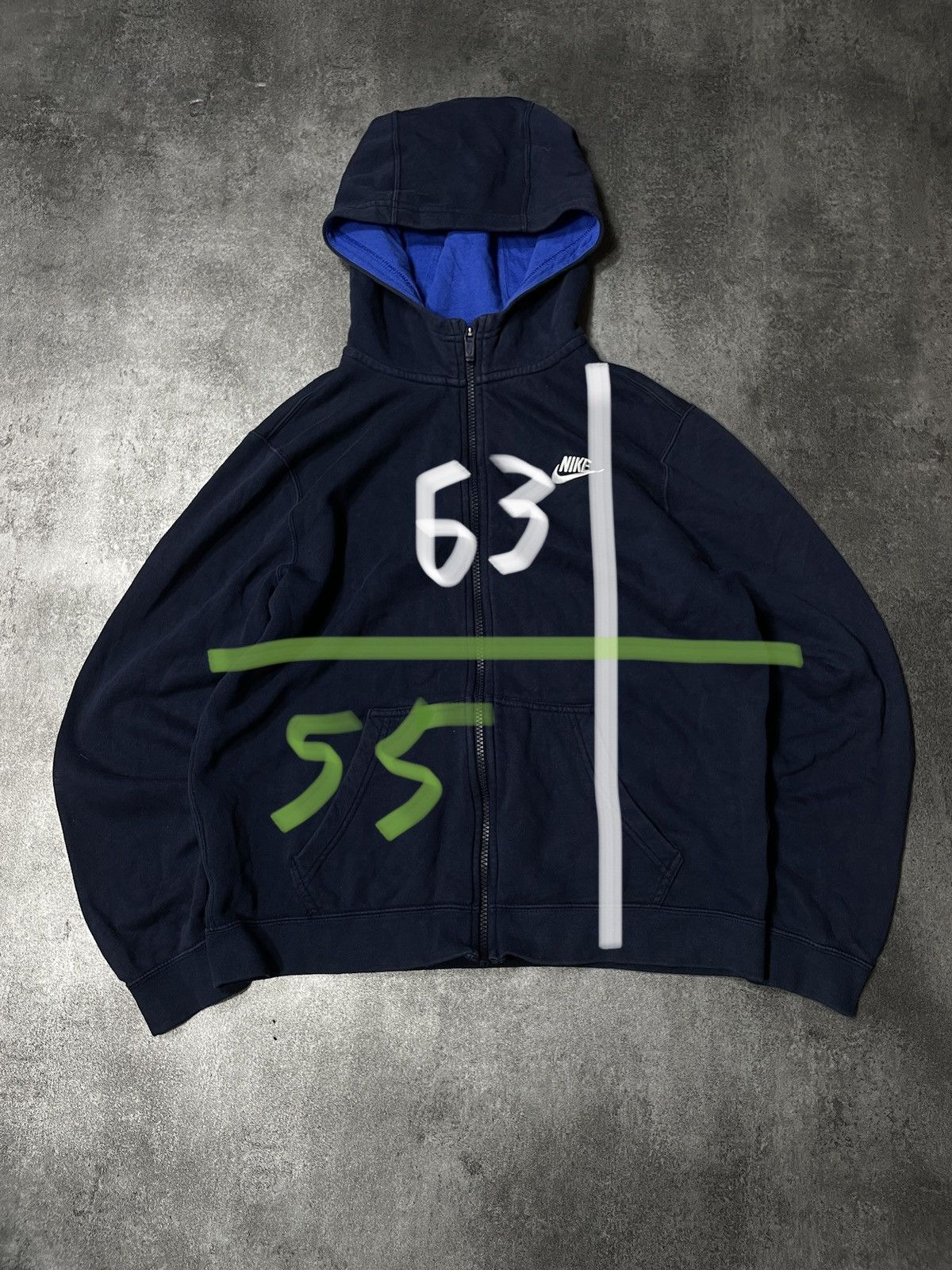 Nike Nike Hoodie Zip Swoosh Drill Rap Hip Hop y2k Size US XS / EU 42 / 0 - 13 Thumbnail