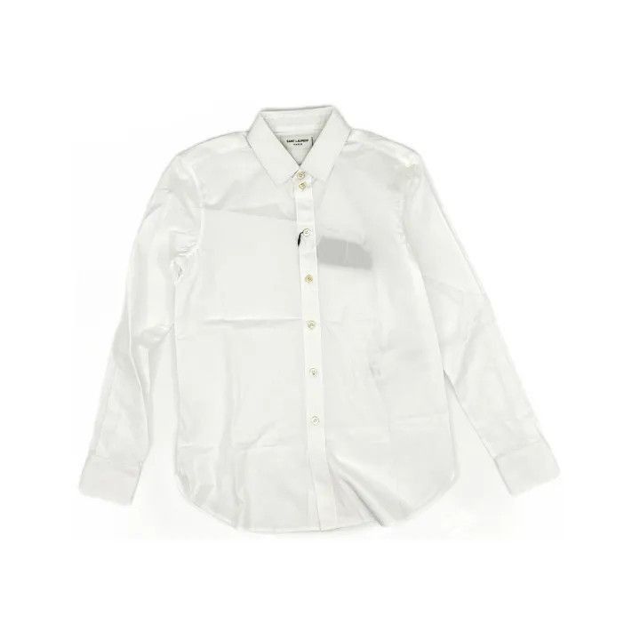 Saint Laurent Paris Saint Laurent Classic White Long Sleeve Shirt-2507 Size US S / EU 44-46 / 1 - 8 Thumbnail