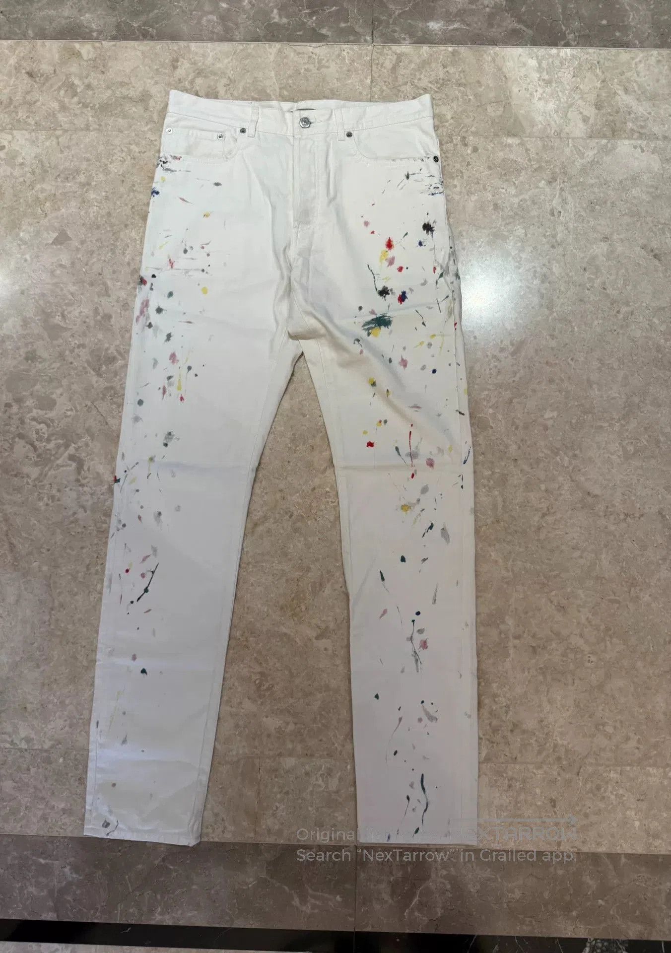 Dior Dior Graffiti Print Denim Pants Size 31. Size US 31 - 1 Thumbnail