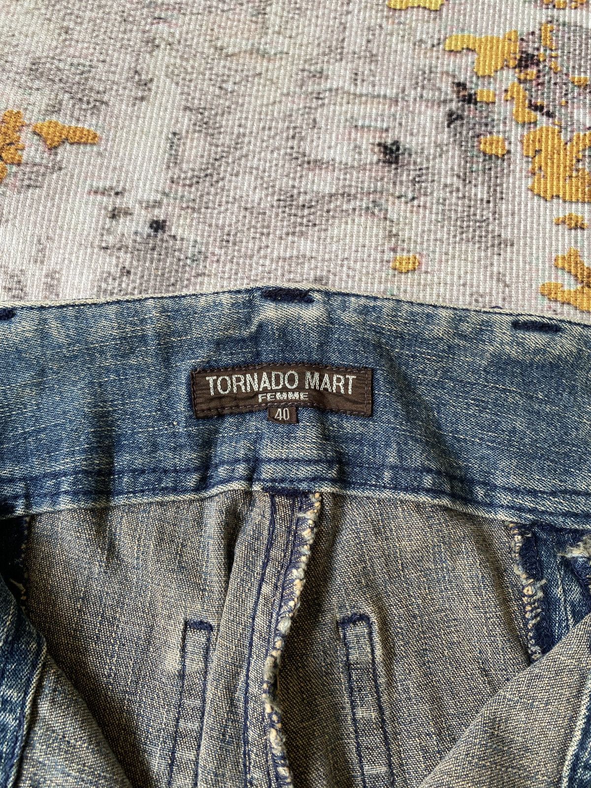 Tornado Mart Tornado Mart Femme Flare Jeans Size 28" / US 6 / IT 42 - 15 Thumbnail