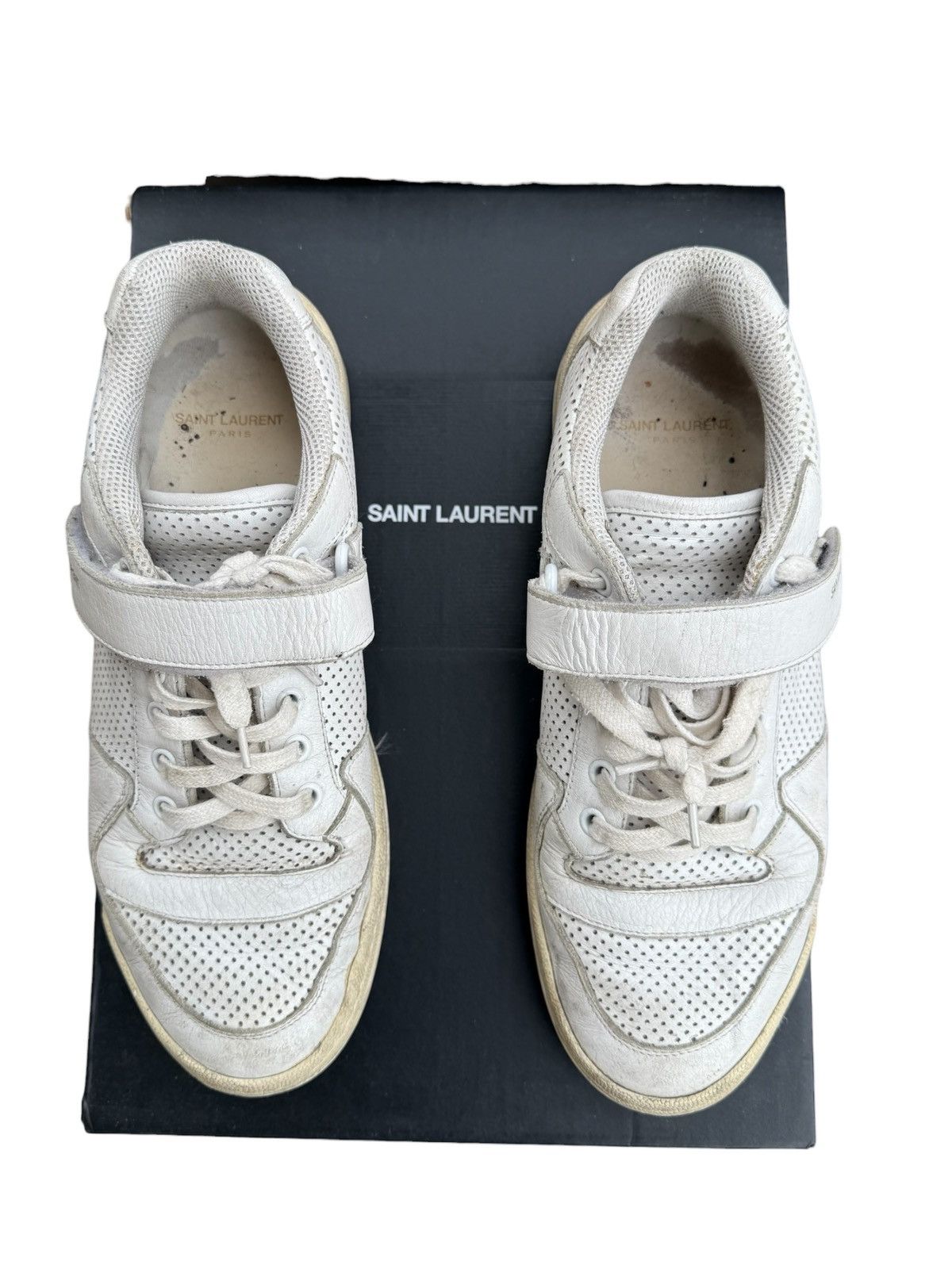 Saint Laurent Paris Saint laurent sl24 low top sneakers Size US 9 / EU 42 - 5 Thumbnail