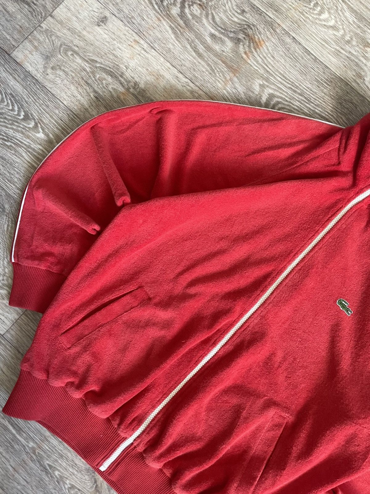 Lacoste Lacoste Vintage Rare Zip Up Red Size US M / EU 48-50 / 2 - 3 Thumbnail