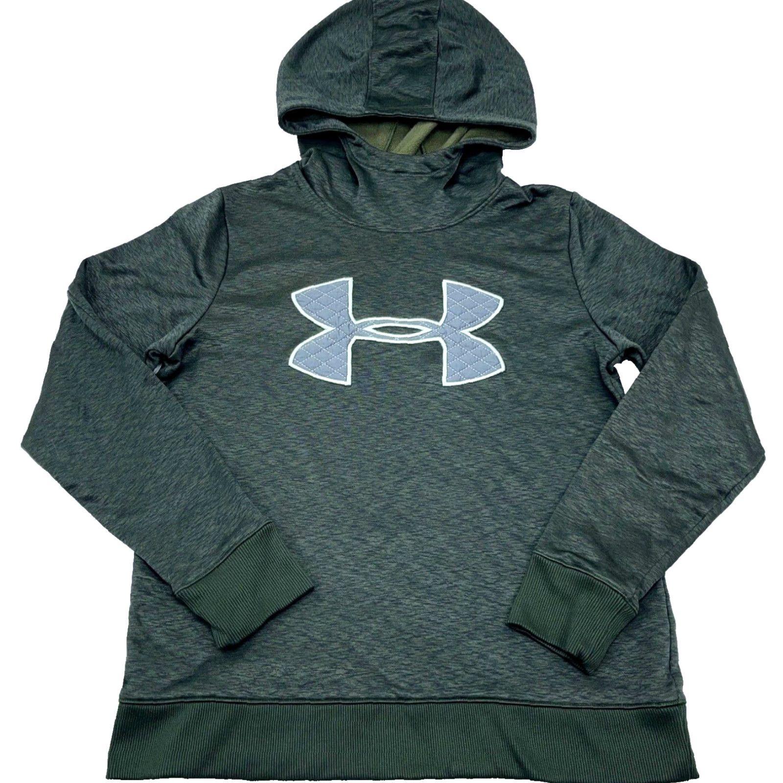 Under Armour Under Armour Hoodie Women Small Green Sweatshirt Pullover Logo All Seasons Breathable Moisture Wicking No N/A Size S / US 4 / IT 40 - 2 Thumbnail