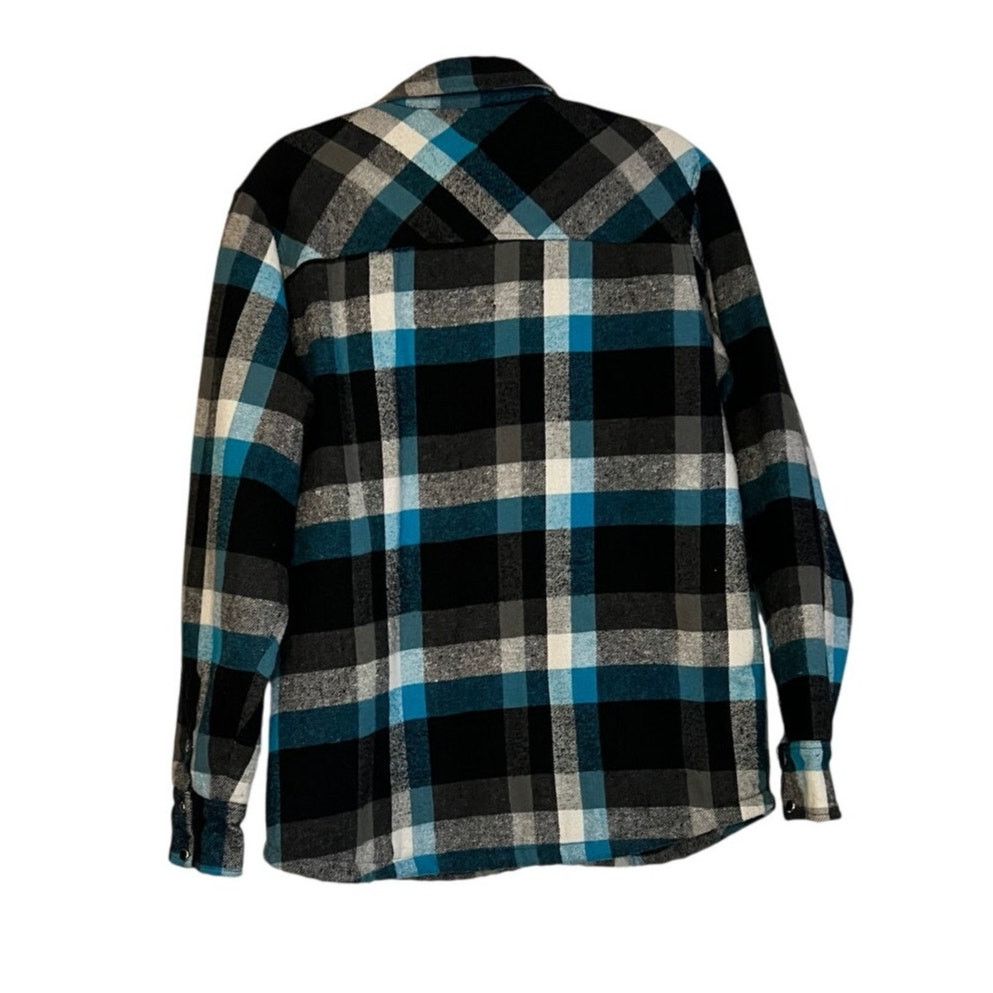 Other Vintage Elixir Blue & Black Plaid Lined Jacket M Y2K Street Size US M / EU 48-50 / 2 - 3 Thumbnail