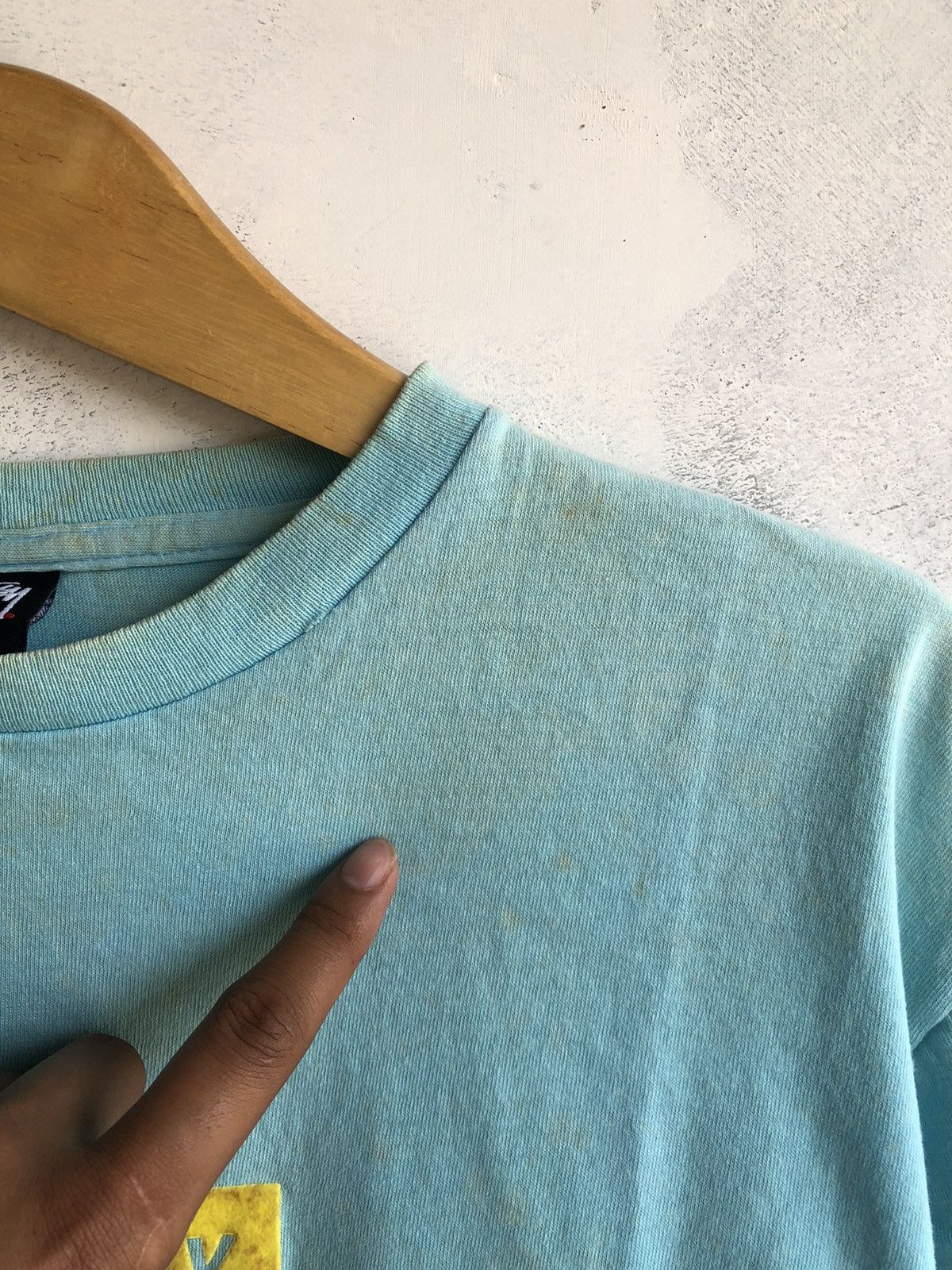 Stussy × Vintage 00s Stussy Logo Tshirt Tee Size US M / EU 48-50 / 2 - 7 Thumbnail