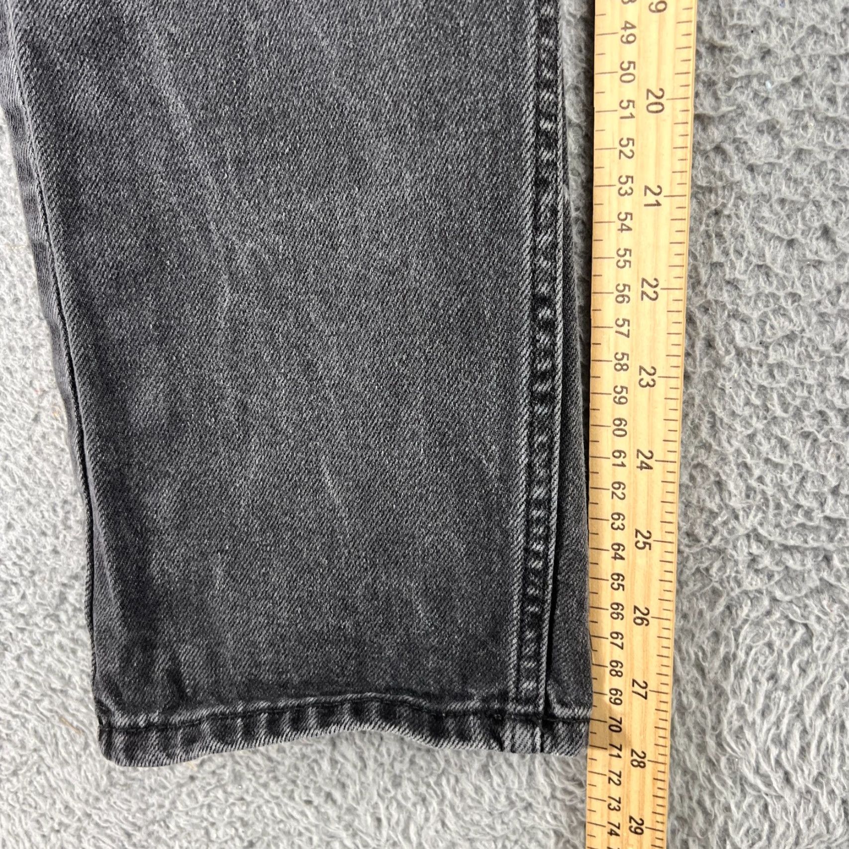 Free People Free People Jeans The Pacifica High Rise Slim Straight Leg 25 Black Size 42" / US 20 - 5 Thumbnail