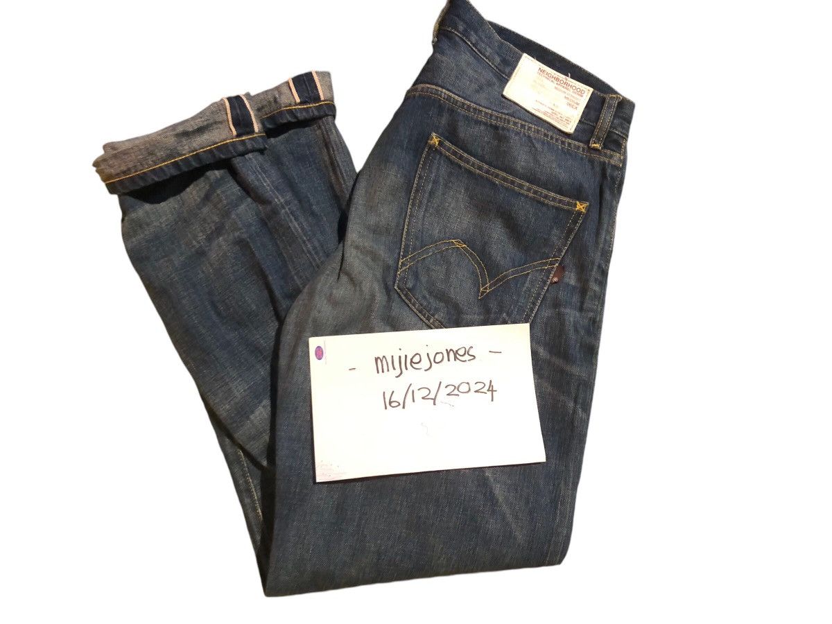 Japanese Brand × Neighborhood NEIGHBORHOOD Medium Straight Lot 06EX Selvedge Level2 Jeans Size US 34 / EU 50 - 14 Thumbnail