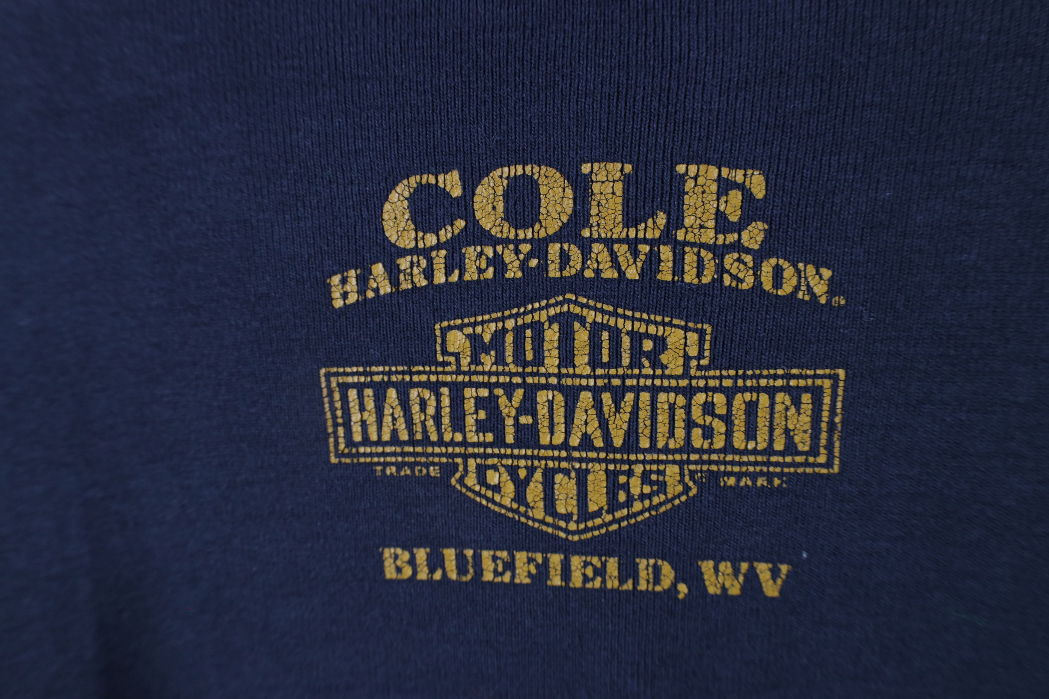 Harley Davidson × Vintage Vintage 90s Harley Davidson Sequin Eagle Ribbed T-Shirt USA Size 3XL / US 20-22 - 13 Thumbnail