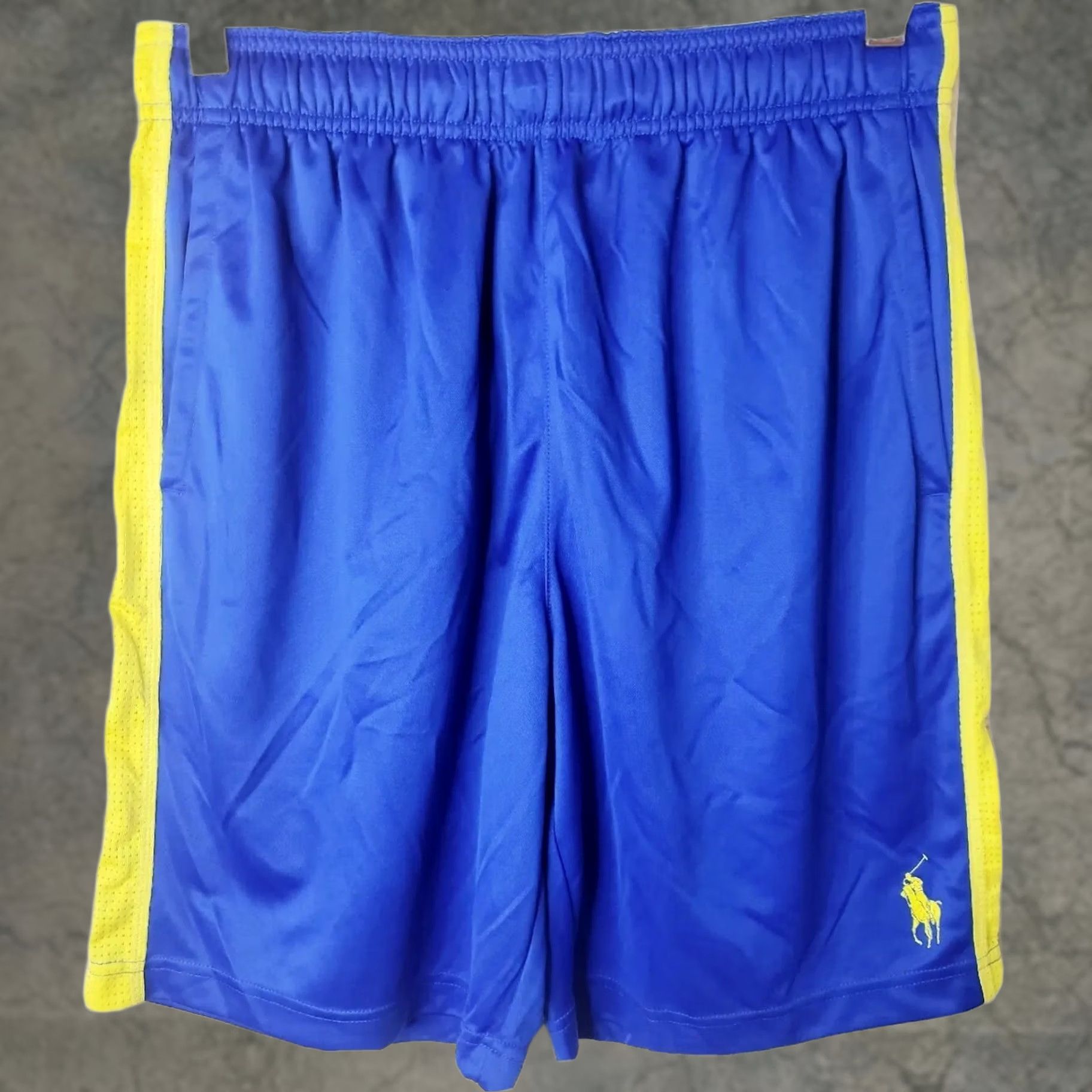 Polo Ralph Lauren Polo Ralph Lauren Shorts Men's M Blue Yellow Performance Athletic Gym Unlined Athletic Size US M / EU 48-50 / 2 - 1 Thumbnail
