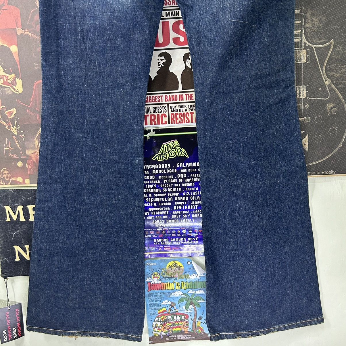 Edwin Vintage Edwin 503 SD Flare Japanese Bootcut Jeans Size 36" / US 14 / IT 50 - 10 Thumbnail