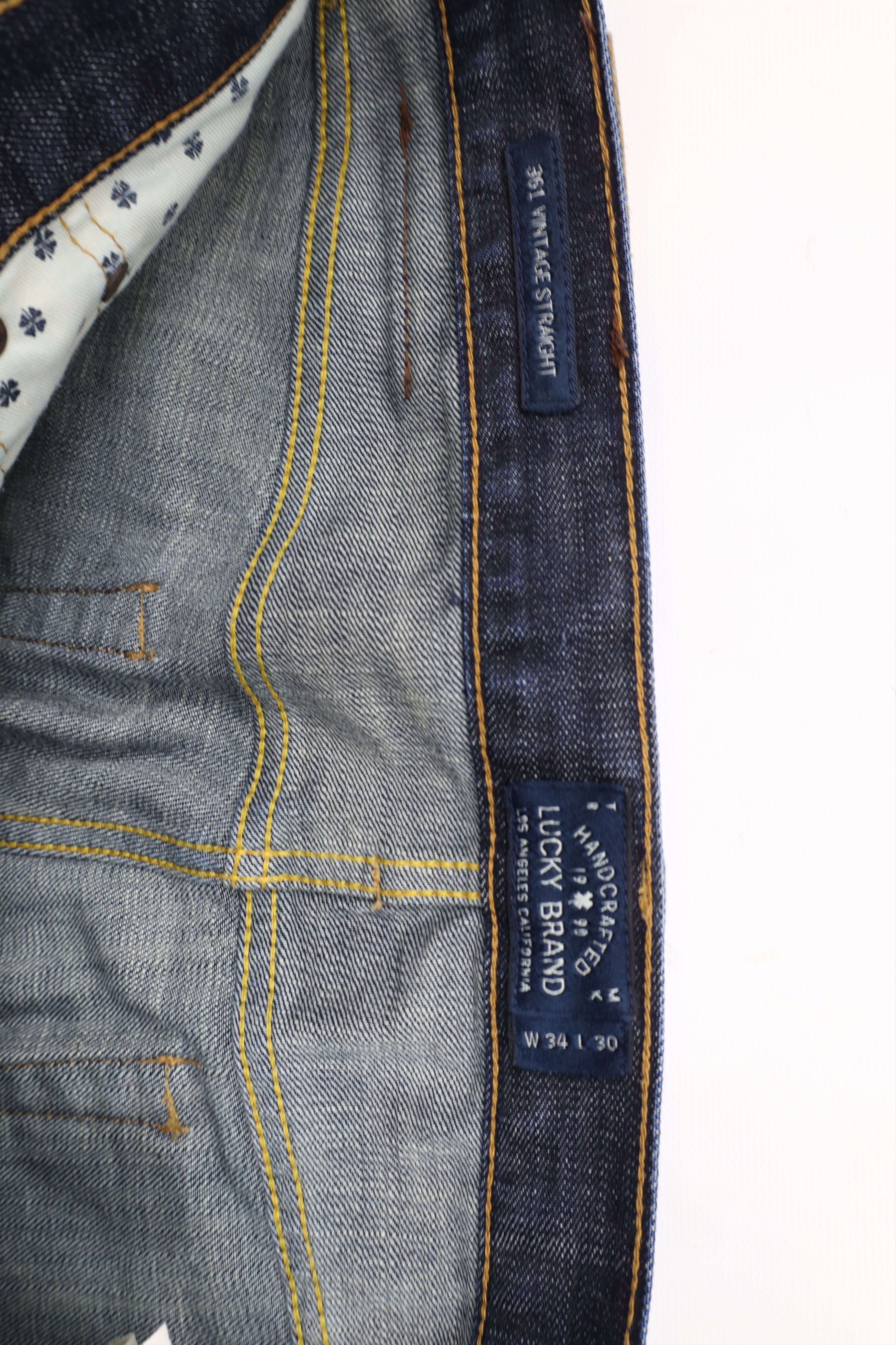 Vintage Vintage Lucky Brand Jeans 361 Vintage Straight Jeans Size US 34 / EU 50 - 10 Thumbnail
