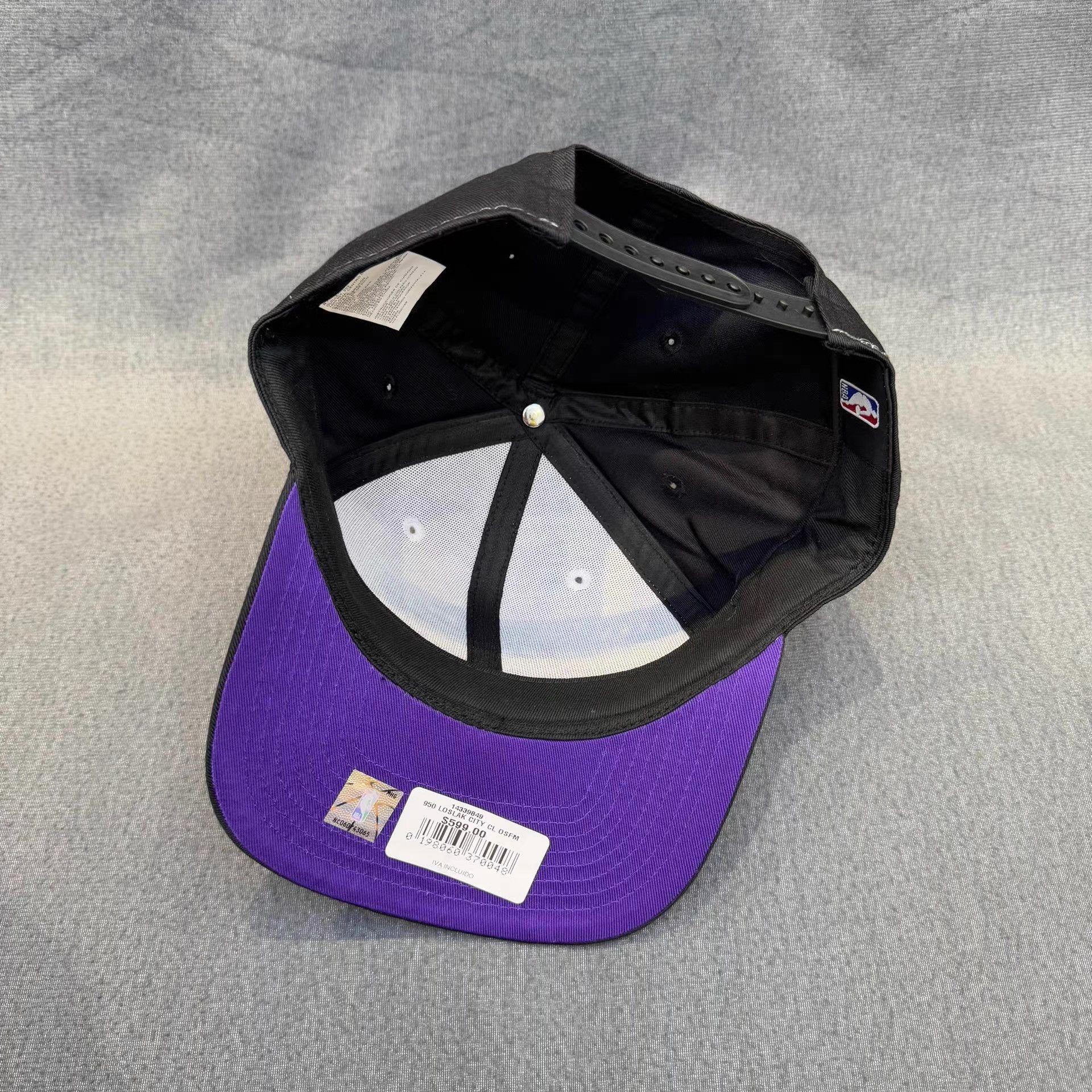 New Era NEW ERA x NBA Adjustable Flat Brim Baseball Cap Q5 Size ONE SIZE - 5 Thumbnail