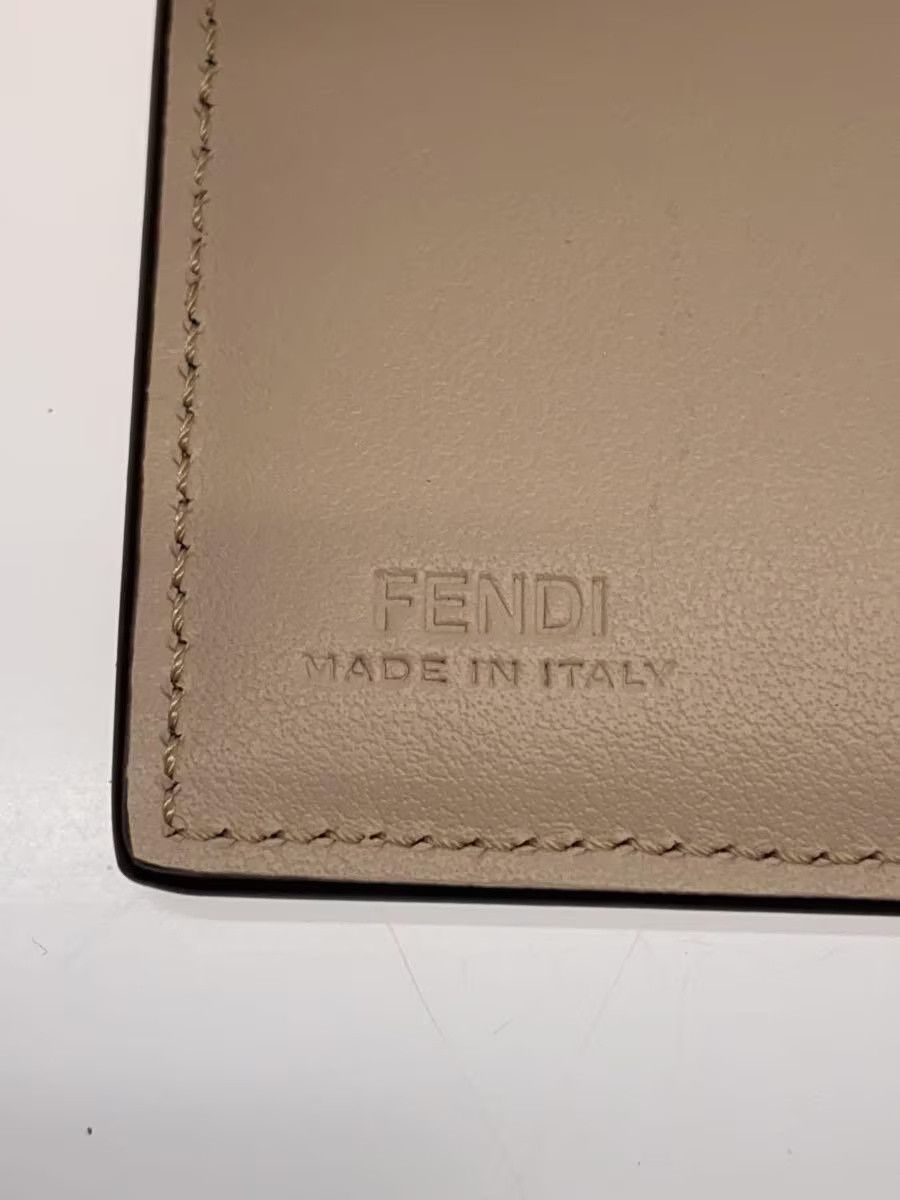 Fendi Fendi Bi-Fold Wallet Beige Size ONE SIZE - 3 Thumbnail