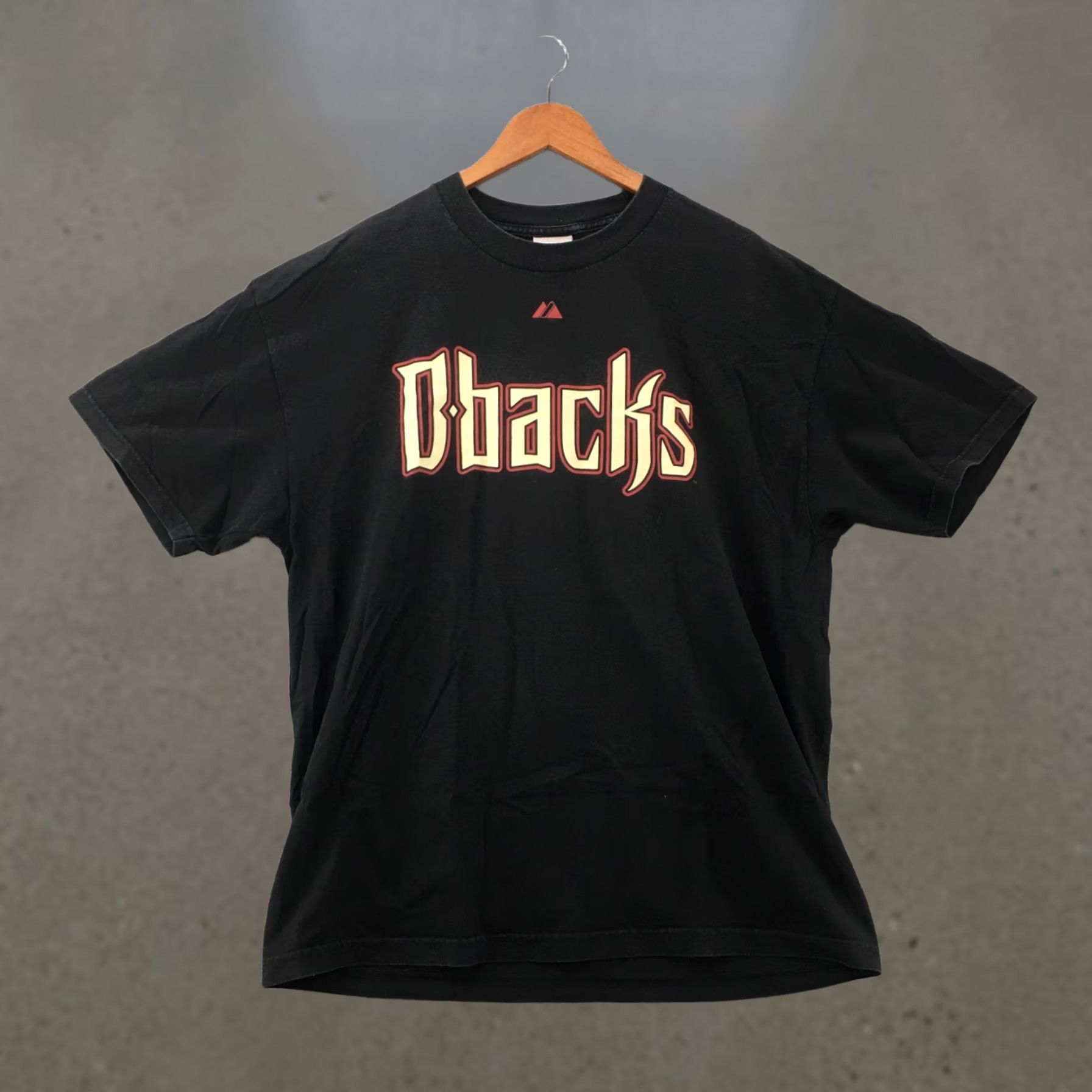 Vintage Majestic Arizona Diambondbacks Tee Tshirt Mens XL Black Cotton Pullover Size US XL / EU 56 / 4 - 1 Thumbnail