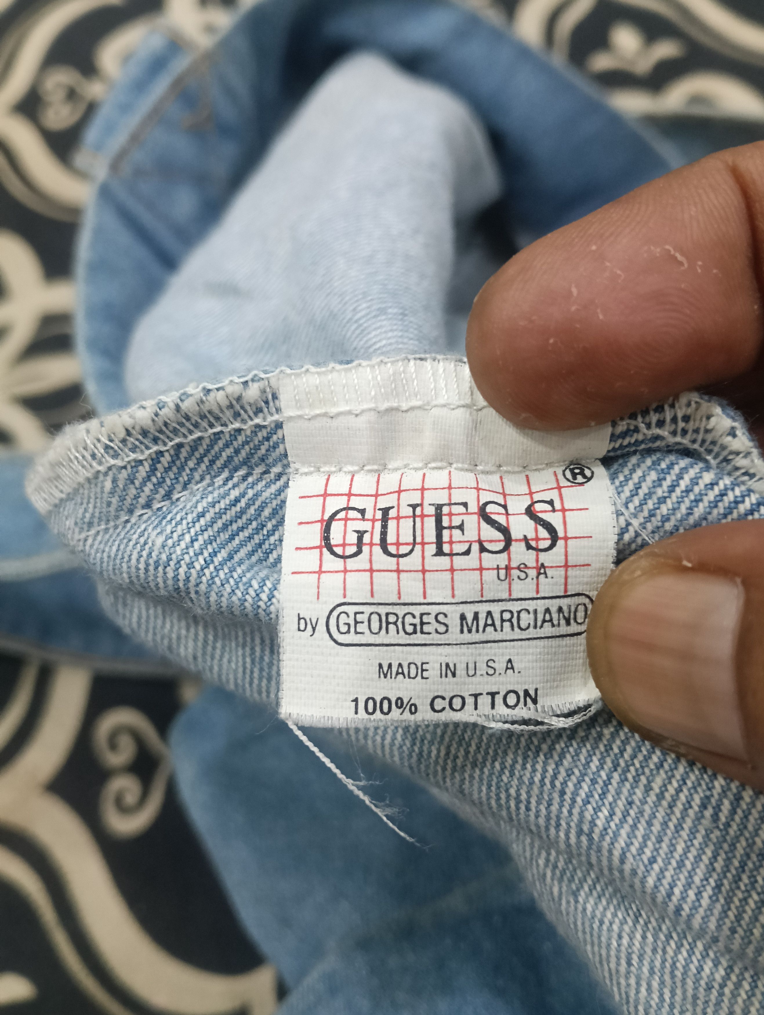 Georges Marciano True Vintage Guess Denime Totebag Size ONE SIZE - 5 Thumbnail