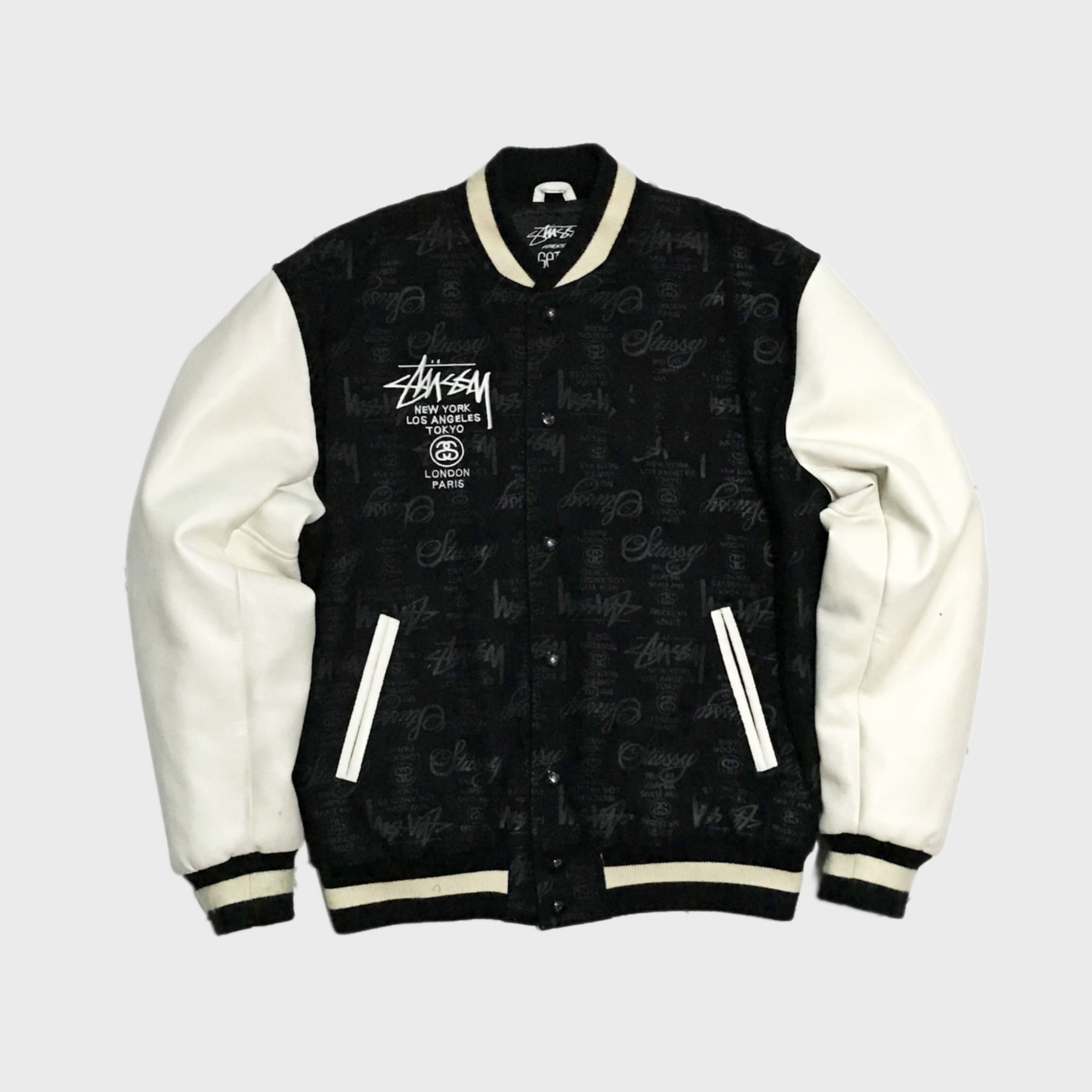 Stussy ☠️ Stussy 25th Anniversary World Tour Varsity Jacket Size US L / EU 52-54 / 3 - 2 Thumbnail