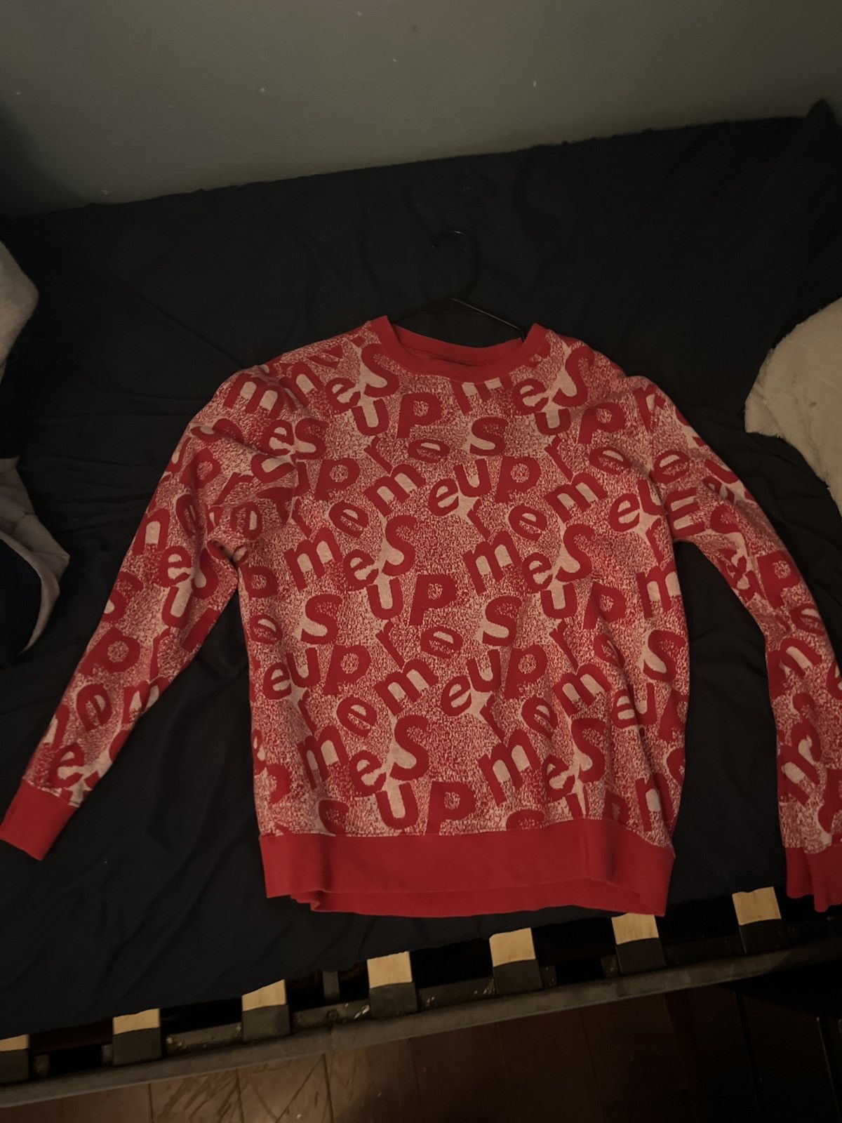 トップス supreme scatter text crewneck Supreme × Vintage Supreme Scatter Text Crewneck | Grailed