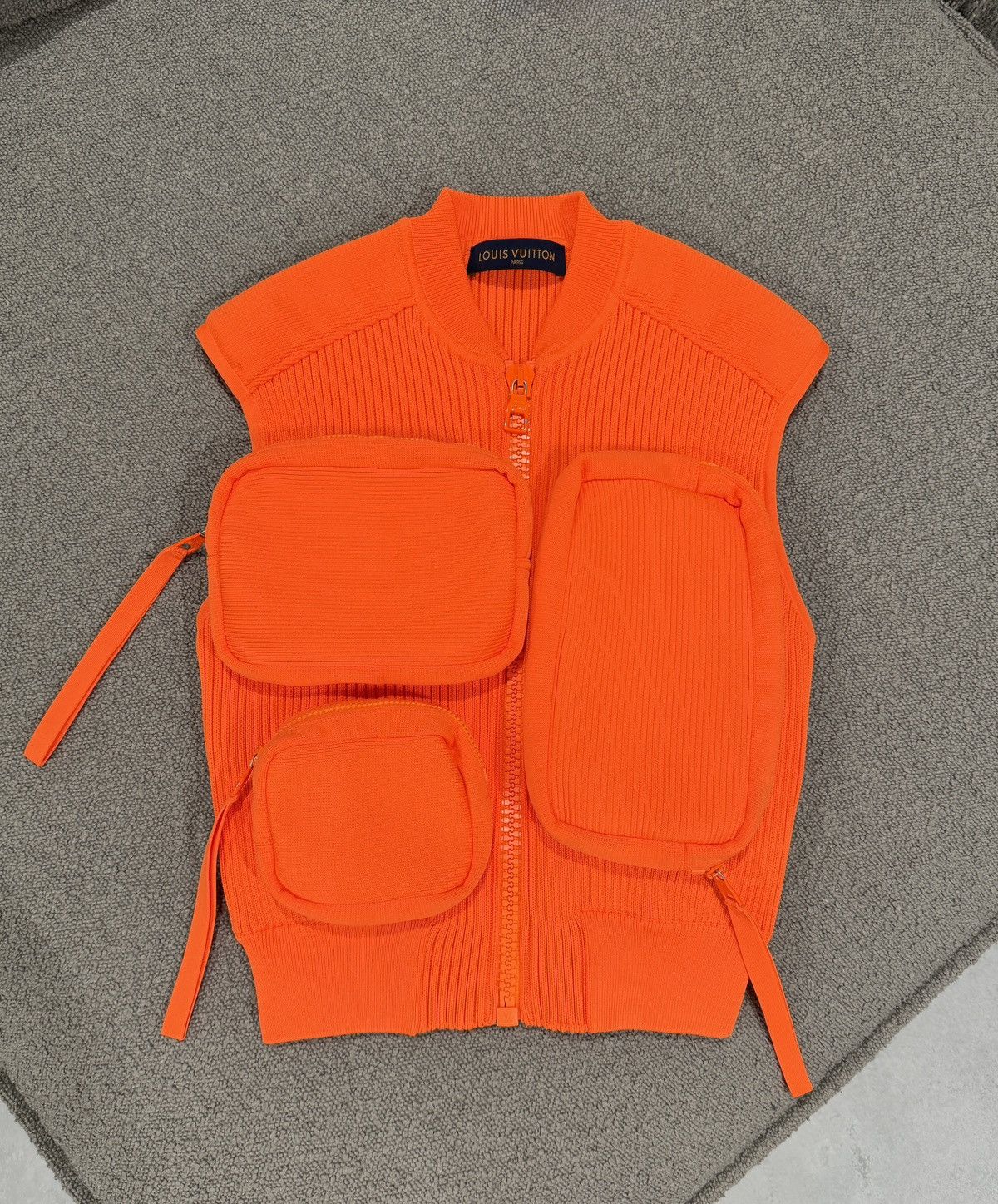 Louis Vuitton LOUIS VUITTON Virgil Abloh Multi 3D Pocket Vest Jacket S Size US S / EU 44-46 / 1 - 3 Thumbnail