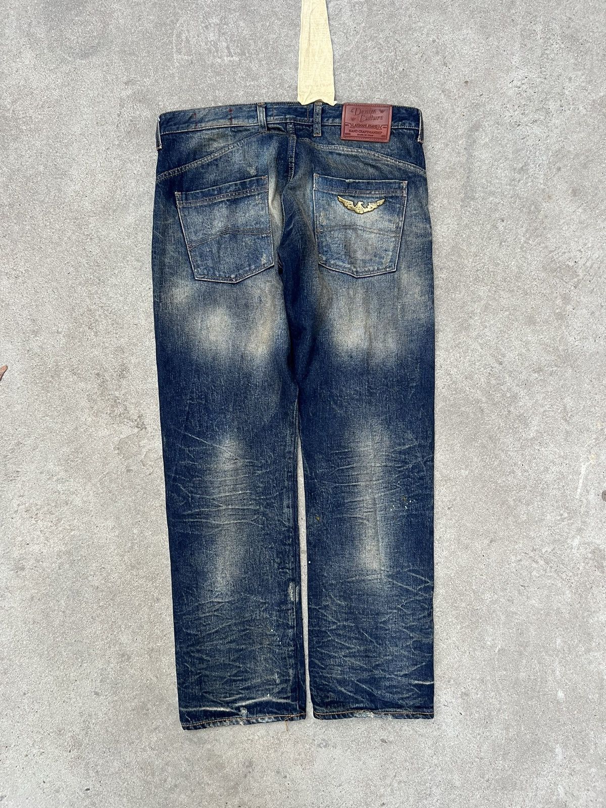 Giorgio Armani × Vintage Limited Archival Armani Jeans Selvedge Dirty Size US 34 / EU 50 - 9 Thumbnail
