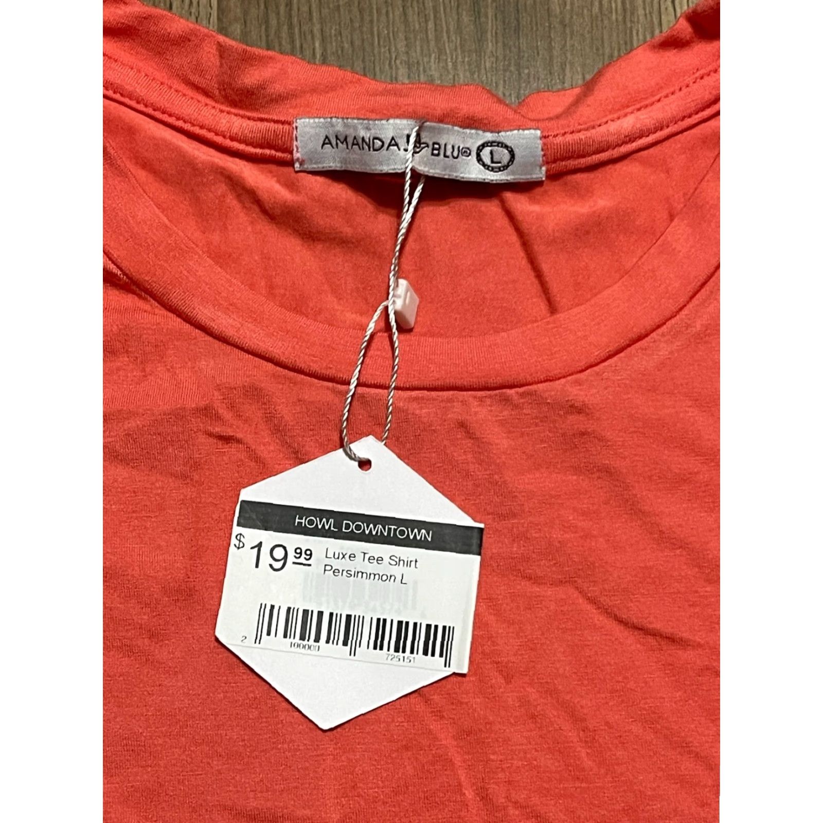 Vintage Amanda Blu Shirt Women's Size Large Orange Short Sleeve NWT Size L / US 10 / IT 46 - 5 Thumbnail