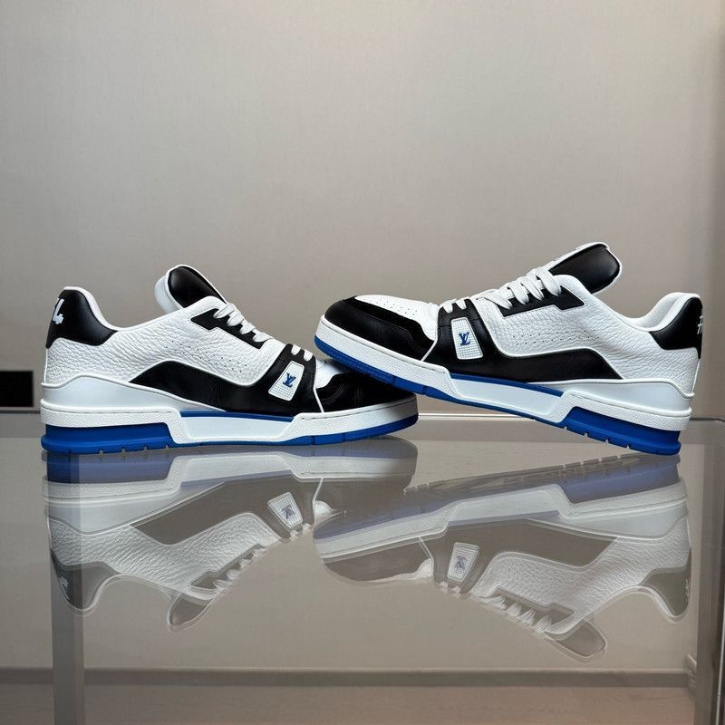 Louis Vuitton Louis Vuitton Trainer Low Leather Sneakers -2508 Size US 11 / EU 44 - 6 Thumbnail