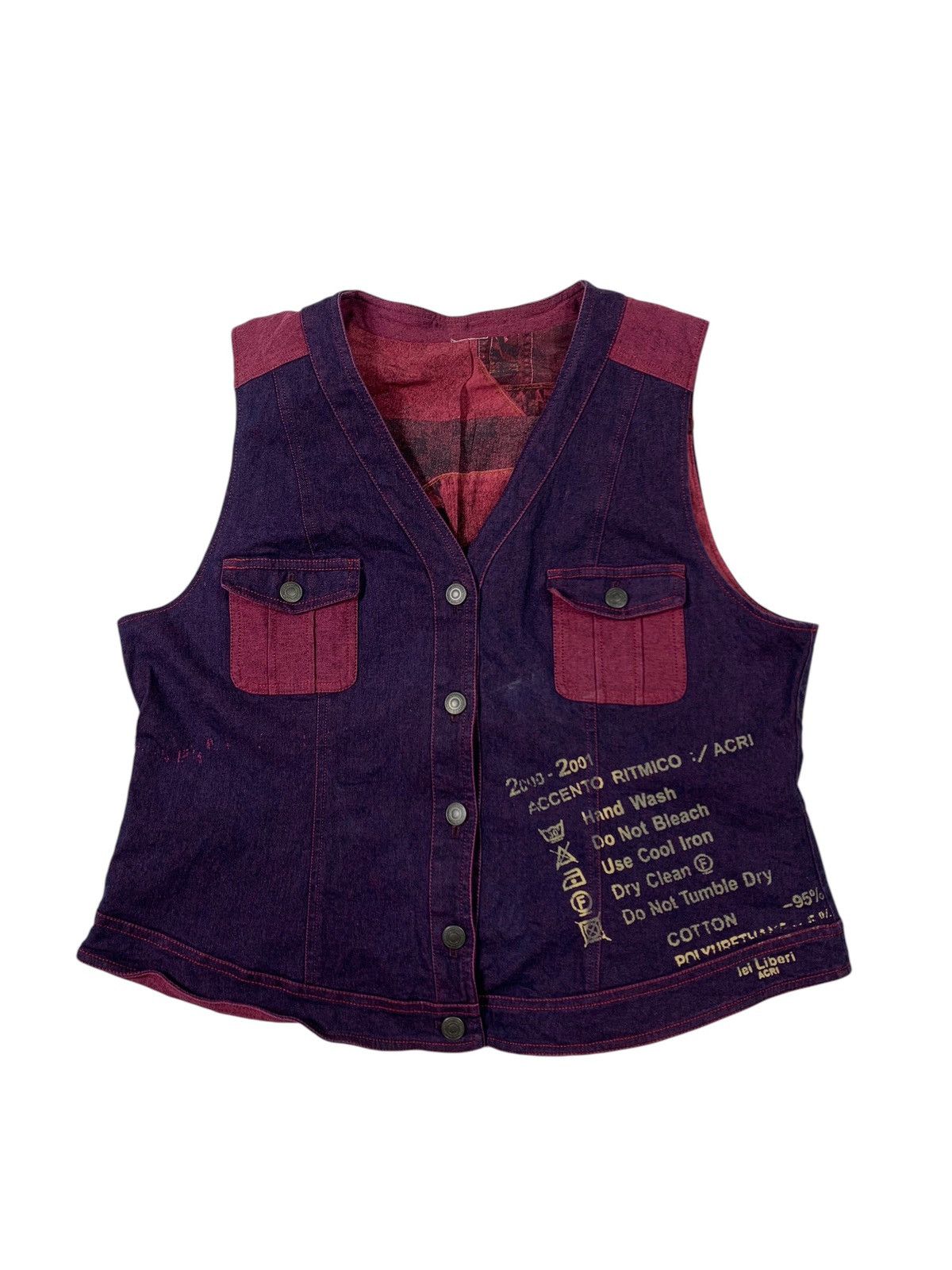 Japanese Brand Japanese Brand Lei libero Acri vest Size US L / EU 52-54 / 3 - 1 Thumbnail