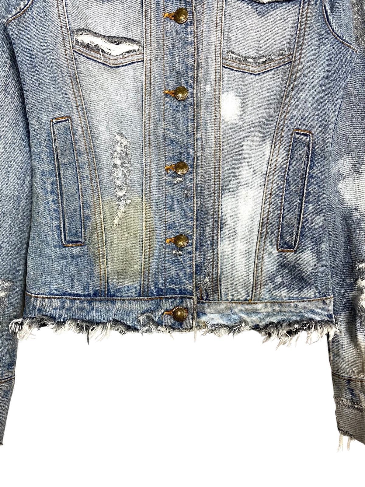 Le Grande Bleu (L.G.B.) Le Grand Bleu (LGB) Bleach Distressed Denim Jacket in Japan Size XS / US 0-2 / IT 36-38 - 5 Thumbnail