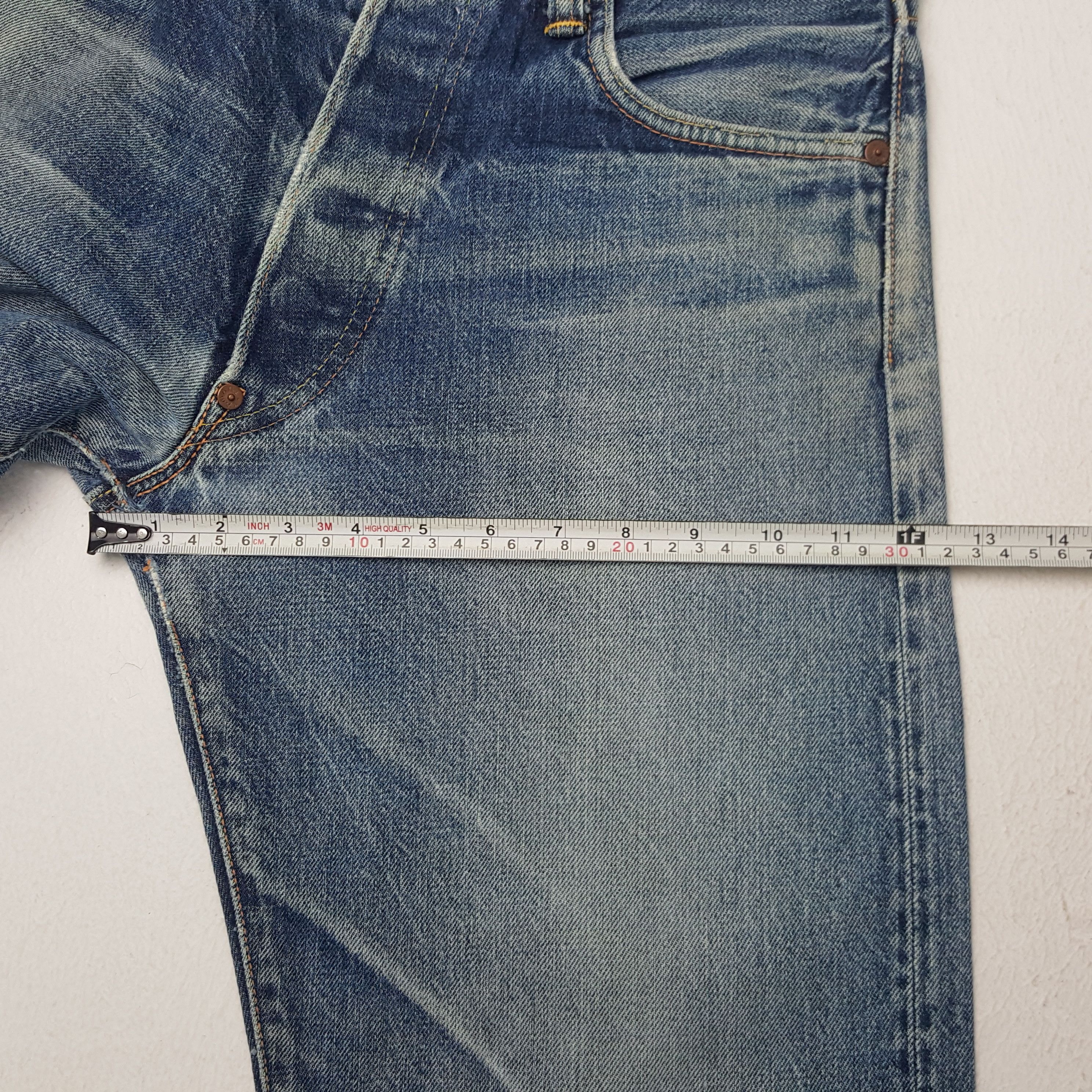 Evisu Vintage Evisu Japanese Brand Custom Art Denim Jeans Size US 31 - 11 Thumbnail