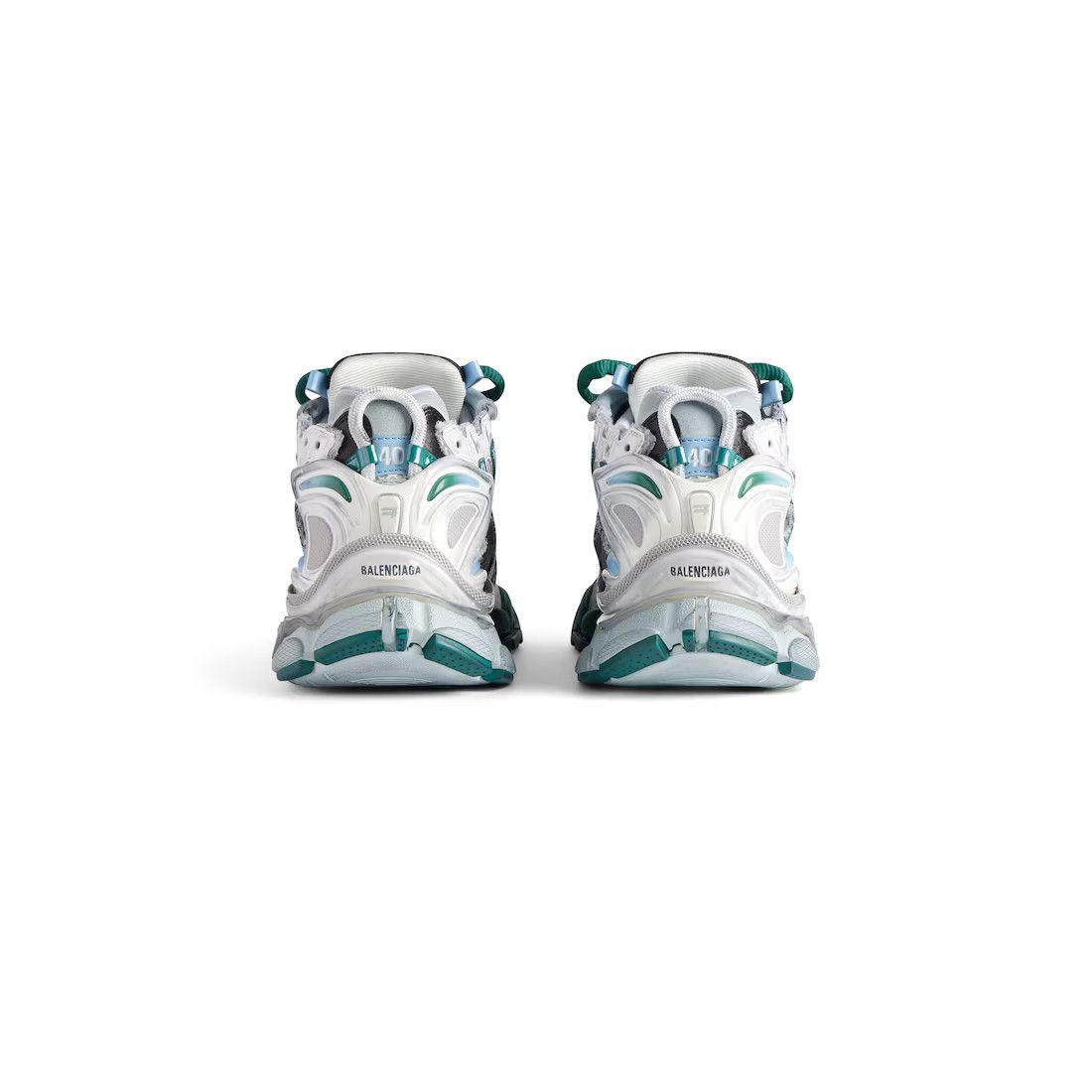 Balenciaga o1w1db10425 Runner Sneakers in Multicolor Size US 10 / IT 40 - 4 Thumbnail
