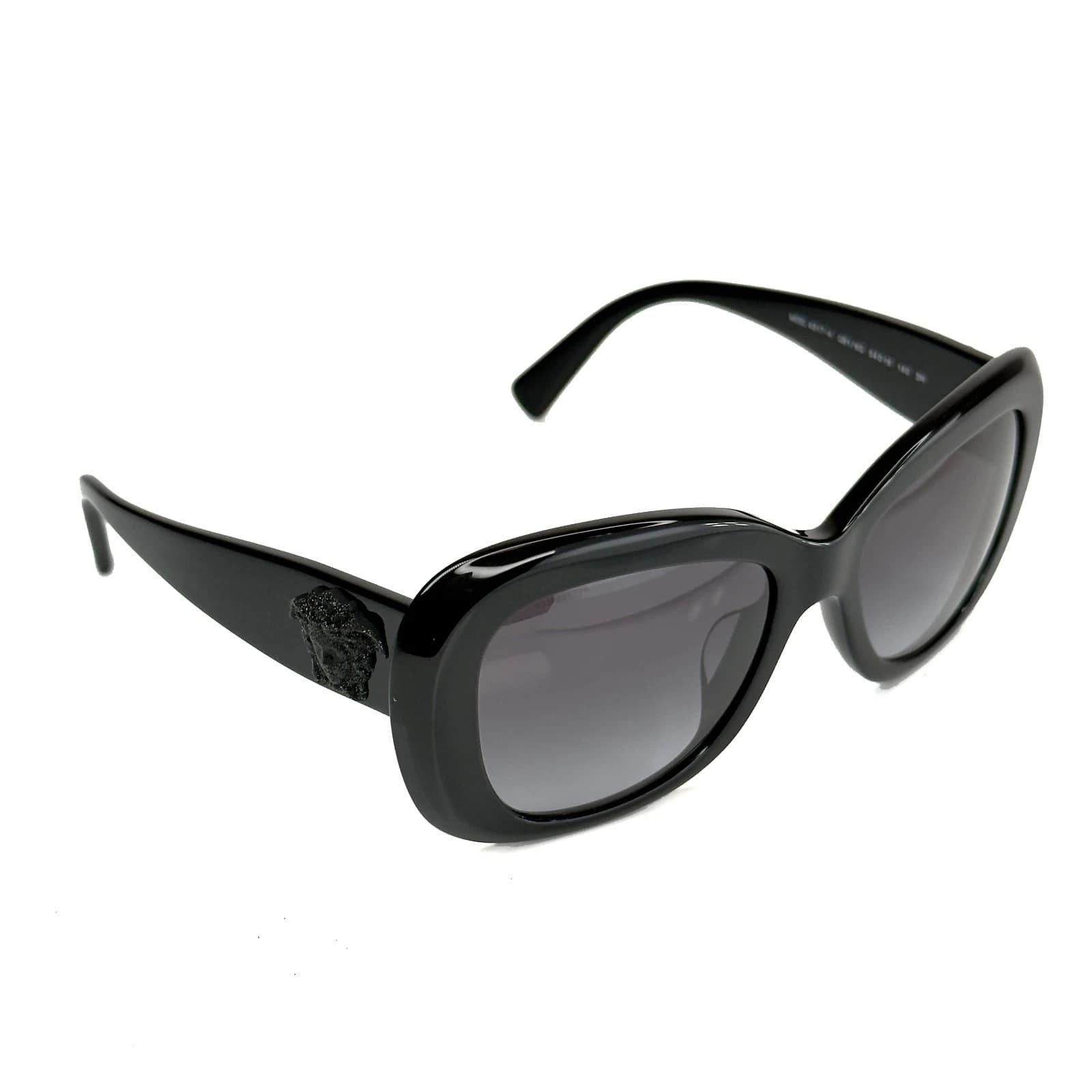 Versace VERSACE VE4317A 4317 Oval Classic Sunglasses Black Glitter Size ONE SIZE - 6 Thumbnail