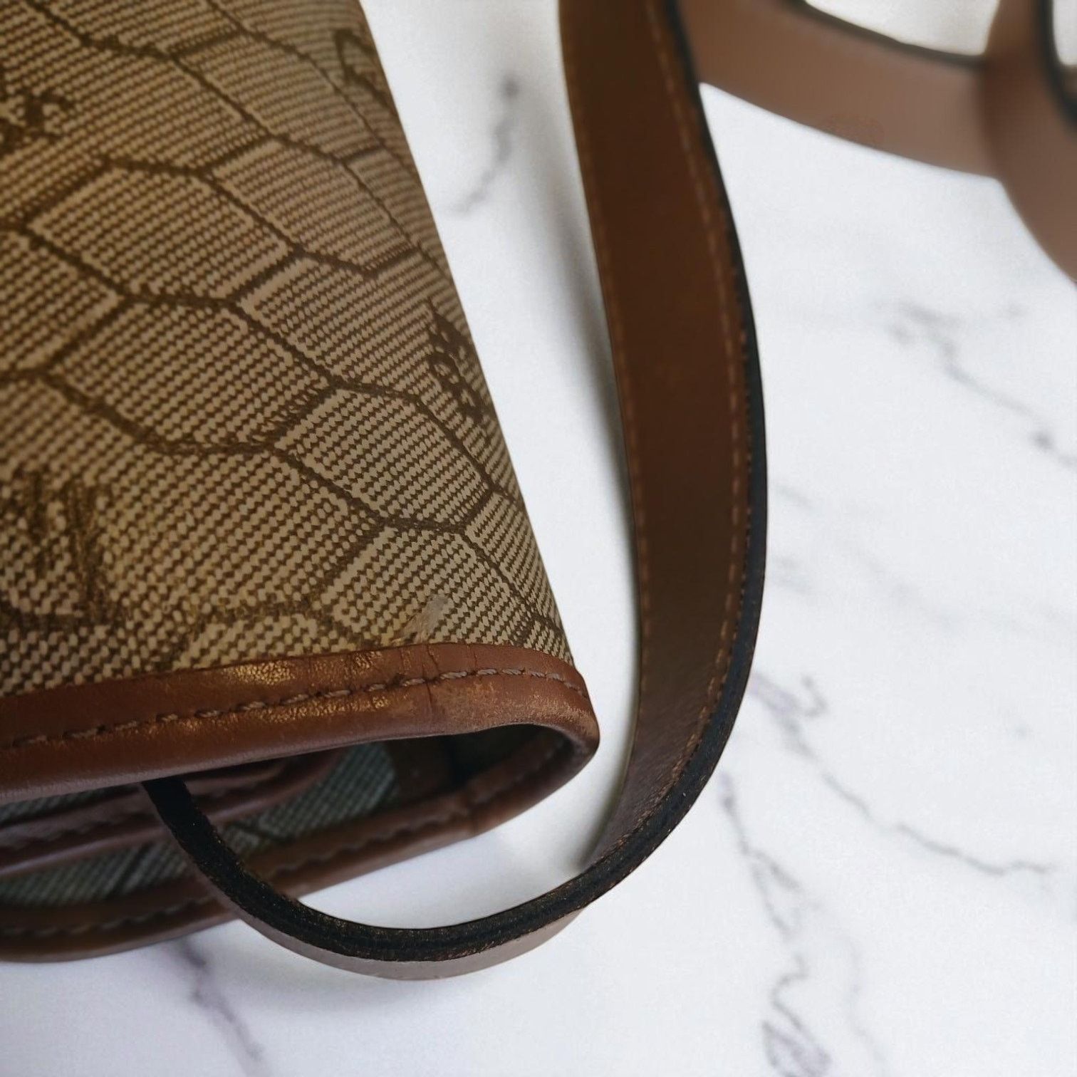 Dior Christian Dior - Beige Honeycomb Crossbody Bag Size ONE SIZE - 15 Thumbnail