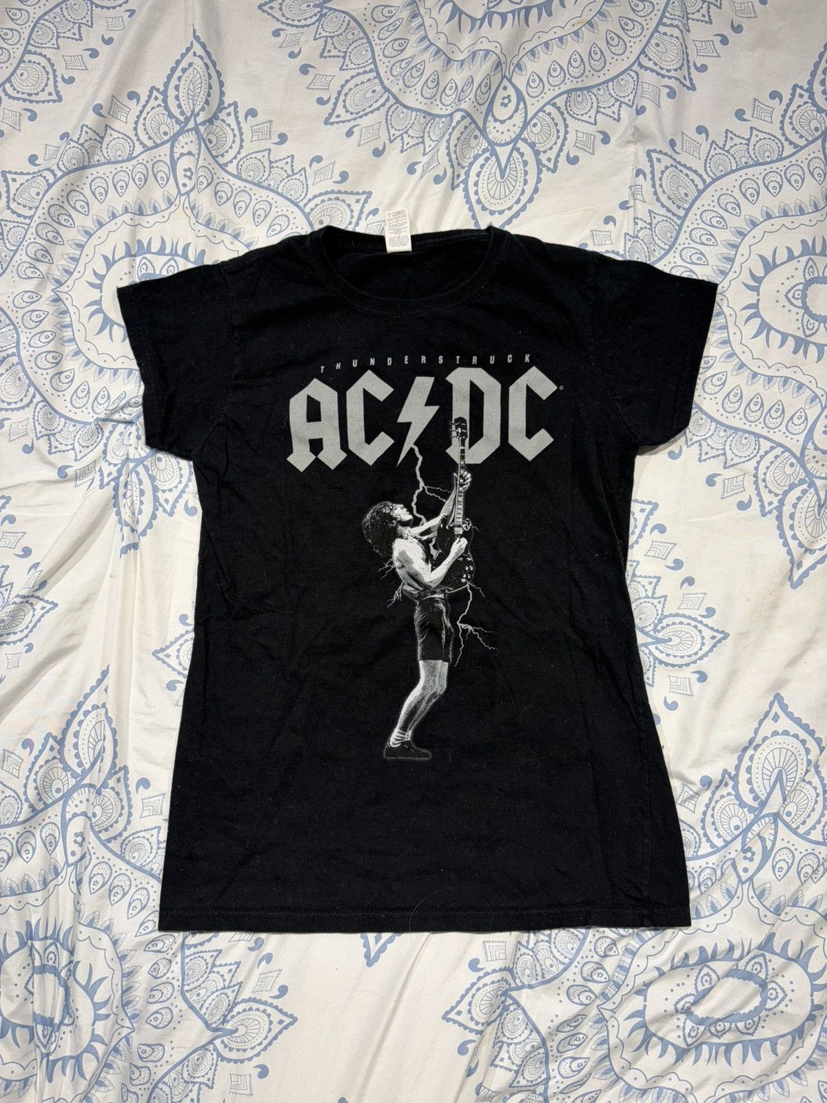 Vintage AC/DC Shirt W Medium Size M / US 6-8 / IT 42-44 - 1 Thumbnail