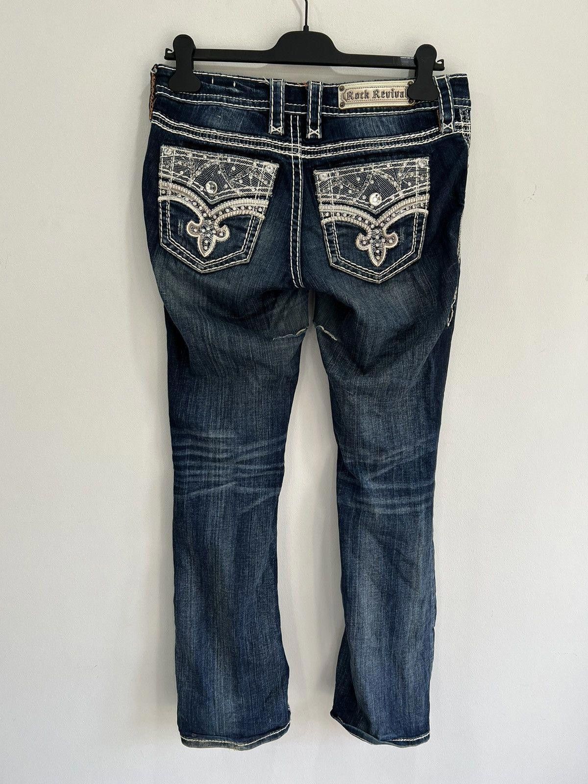 Rock Revival Y2K Rock Revival Denim Jeans Straight Pants grunge boot Size 28" / US 6 / IT 42 - 2 Thumbnail