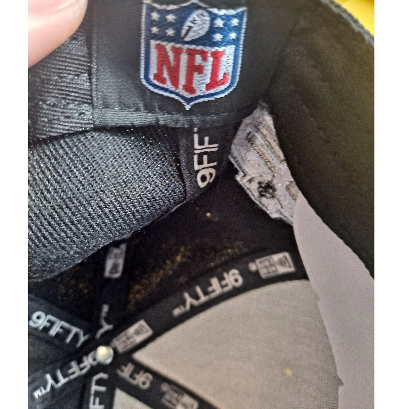 New Era New Era Raiders Snapback Hat NFL Black Silver Anniversary Size ONE SIZE - 9 Thumbnail