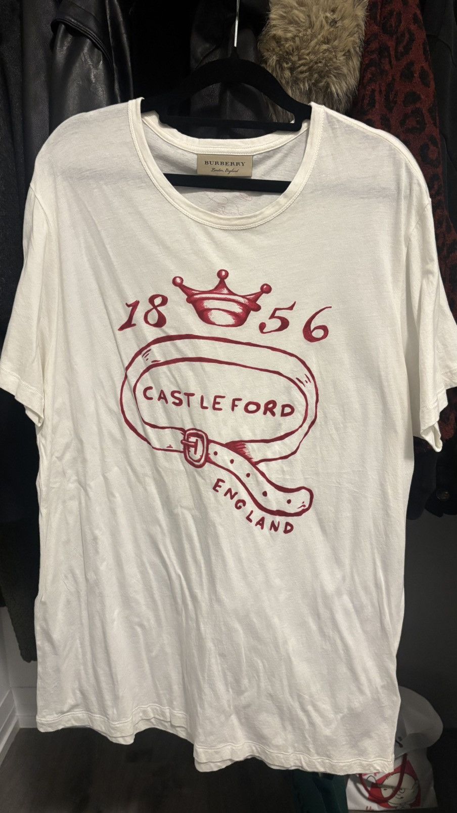 Burberry Burberry London England Castleford Graphic T Shirt White XL Size US L / EU 52-54 / 3 - 1 Thumbnail