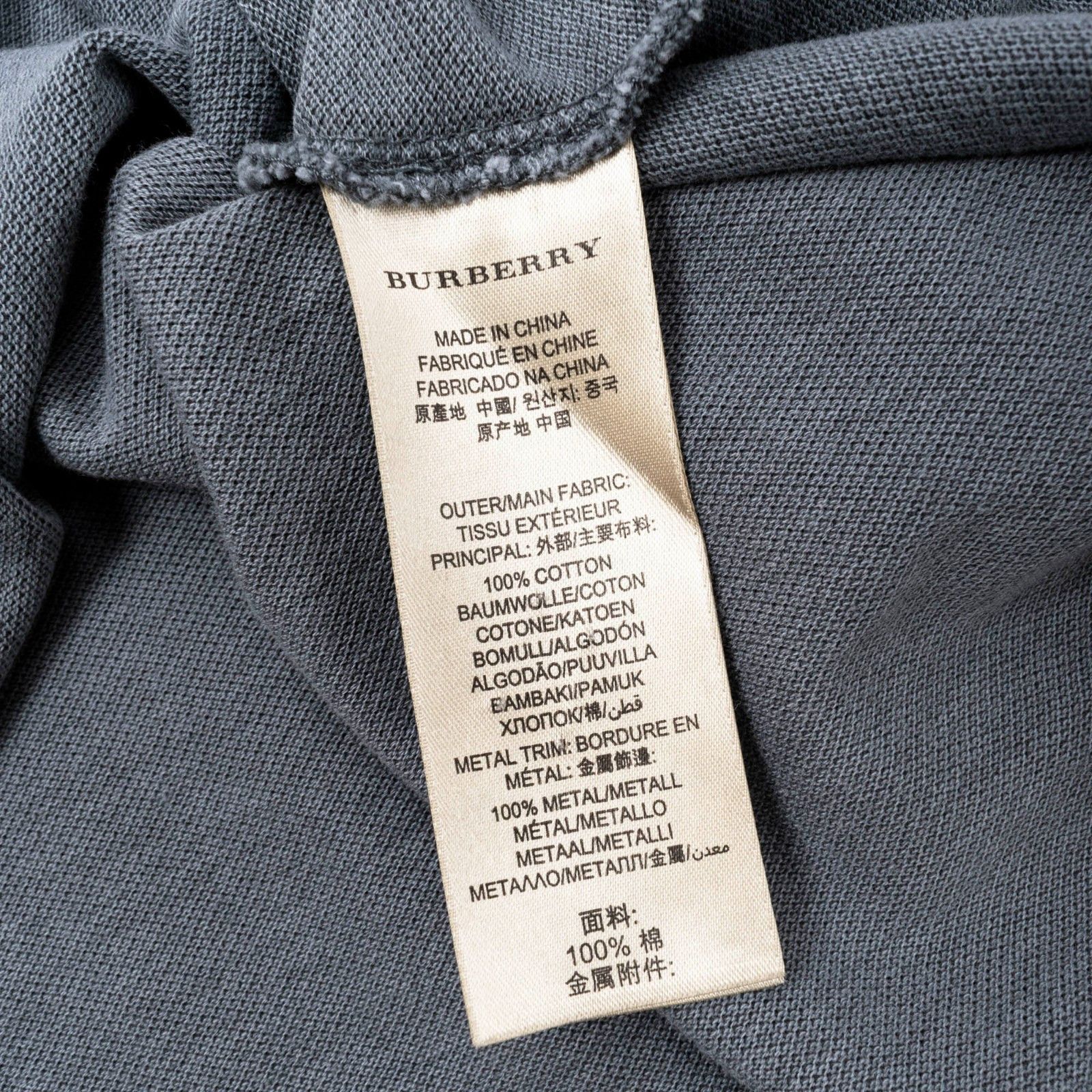 Burberry Burberry Men polo metal logo slim polo shirt Size M Size US M / EU 48-50 / 2 - 7 Thumbnail
