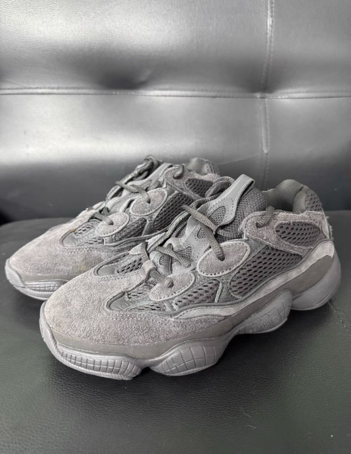 Adidas Adidas Yeezy 500 Utility Black F36640-2020 K37 Size US 7 / IT 37 - 7 Thumbnail
