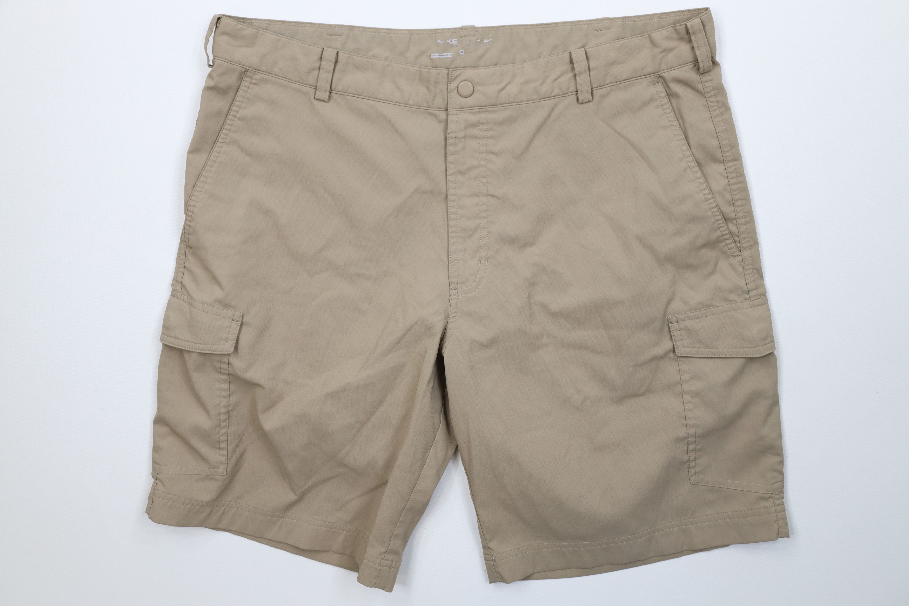 Nike Nike Golf Travis Scott Mini Swoosh Cargo Shorts Beige Khaki Size US 36 / EU 52 - 1 Thumbnail