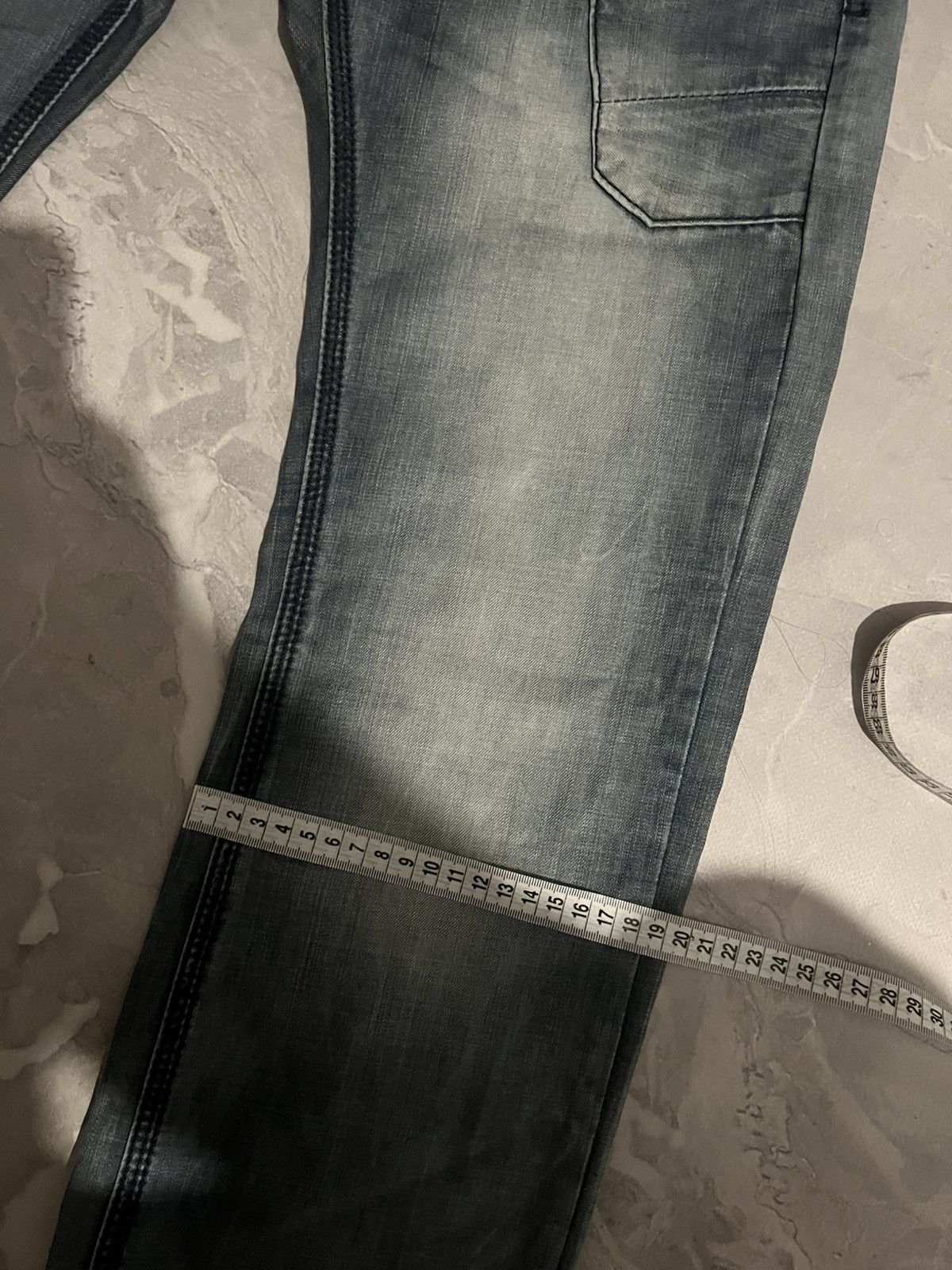 Japanese Brand Japanese Heavily Distressed Slim Sexy Jean Archive 90s Size US 30 / EU 46 - 10 Thumbnail