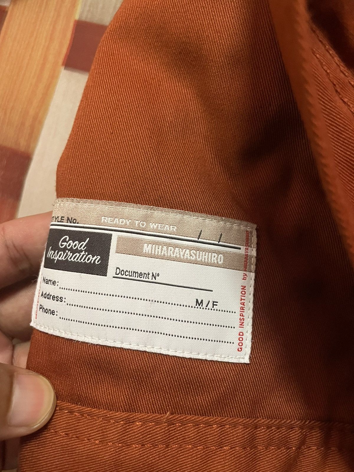 GU × Maison MIHARA YASUHIRO Miharayasuhiro x GU Chef Jacket in Orange Size US M / EU 48-50 / 2 - 3 Thumbnail